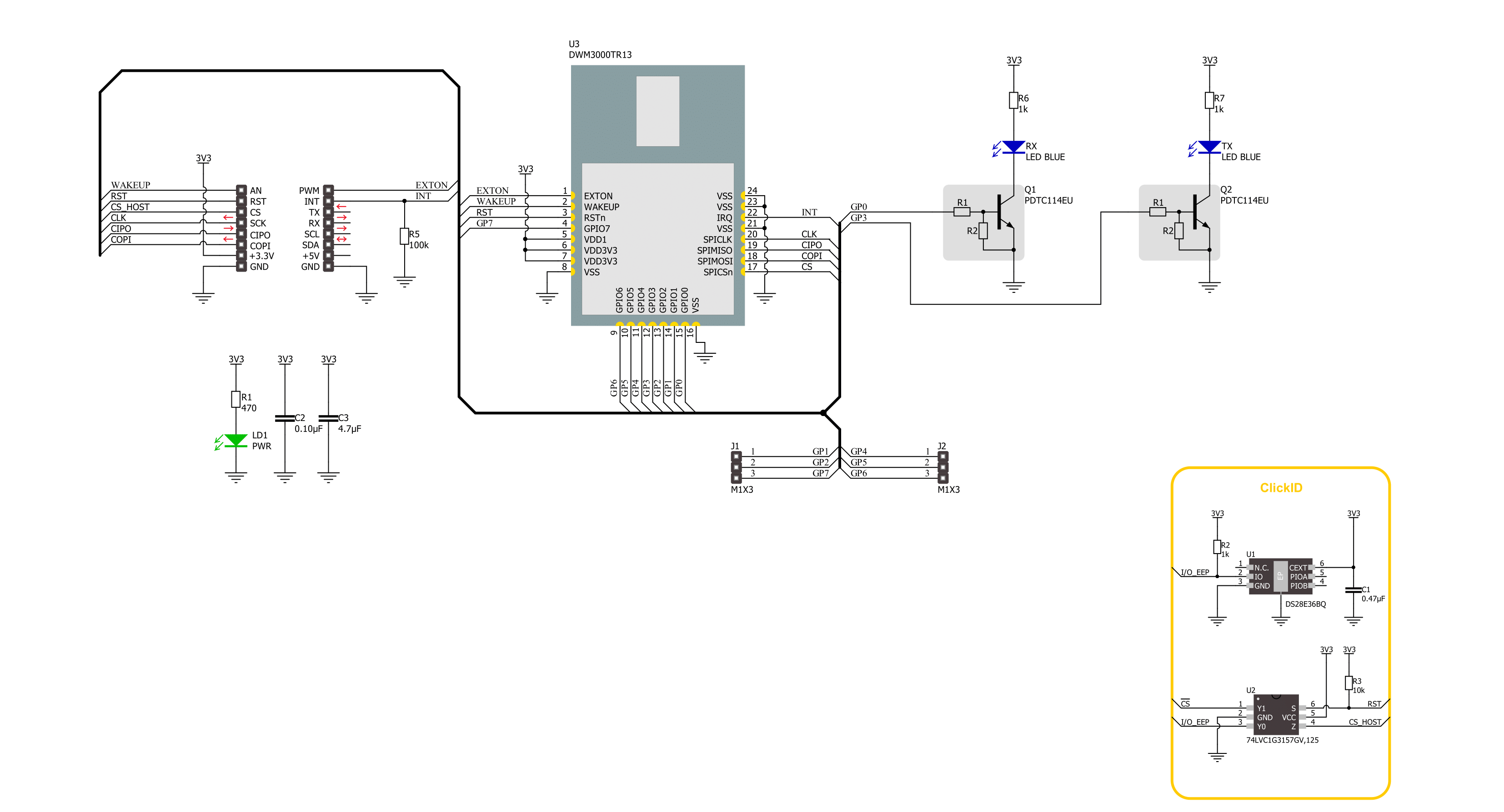 UWB 2 Click Schematic schematic