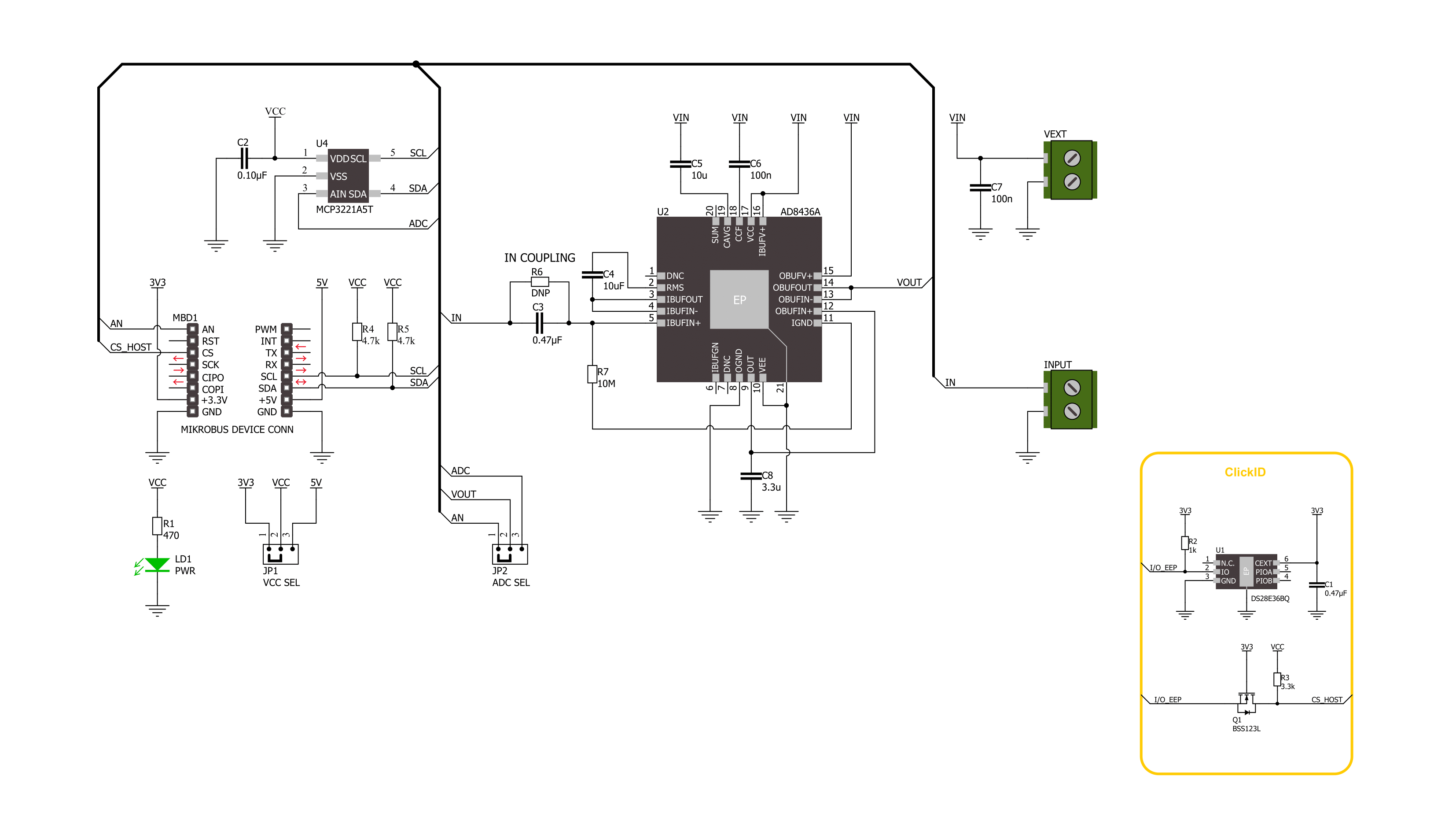 RMS to DC 2 Click Schematic schematic