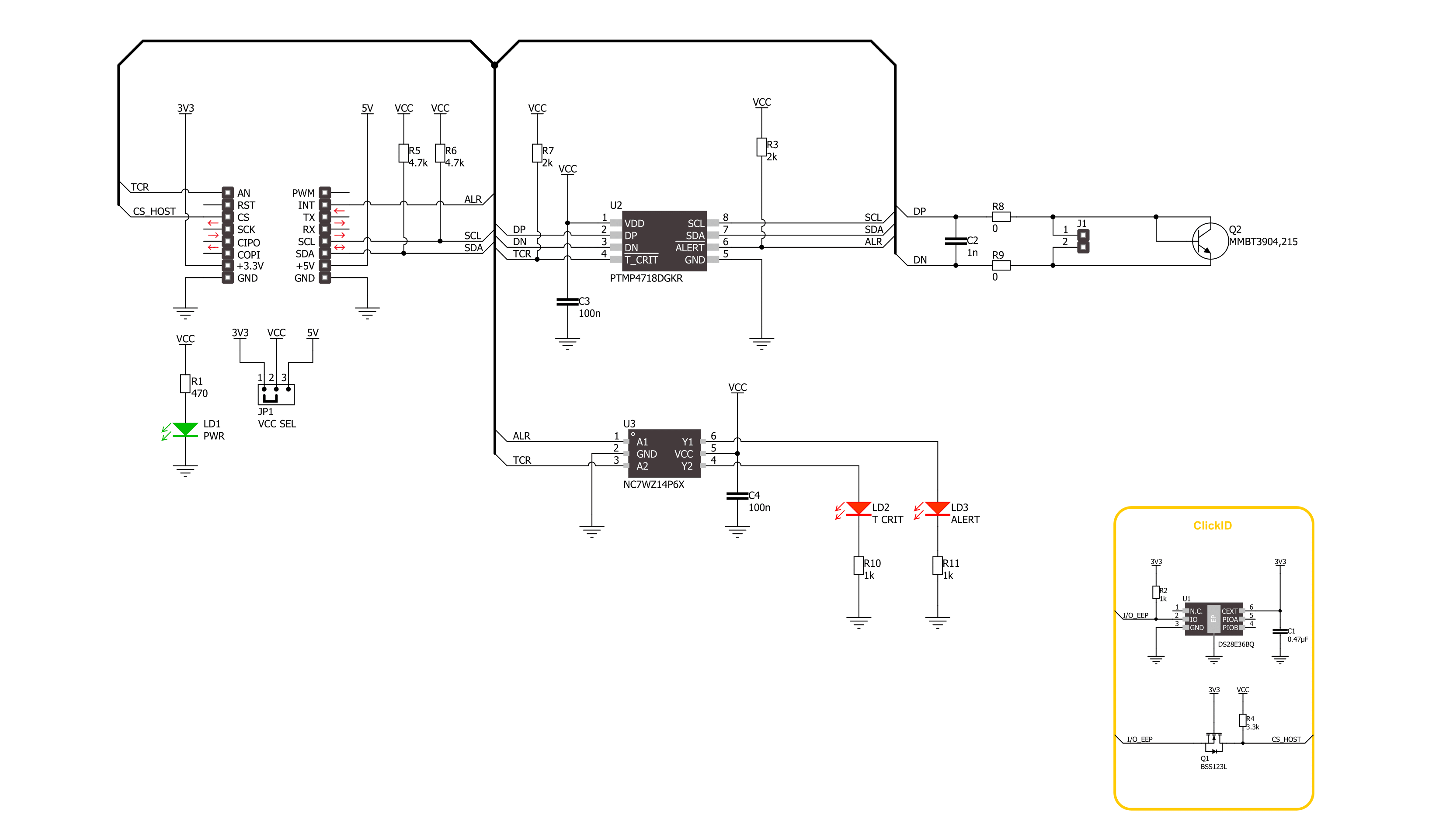 Temp Alarm Click Schematic schematic