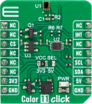 LTE IoT 5 Click front image hardware assembly