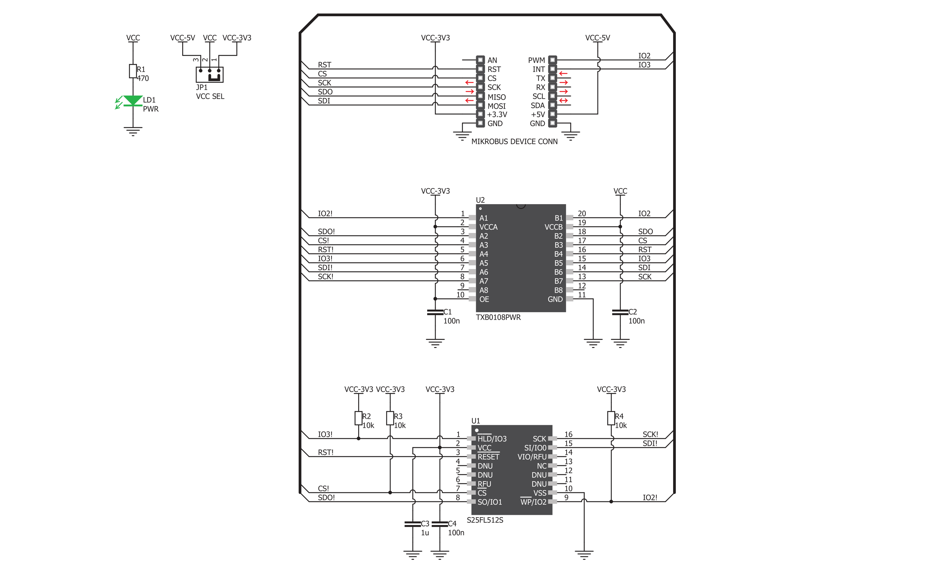 Flash 4 Click Schematic schematic