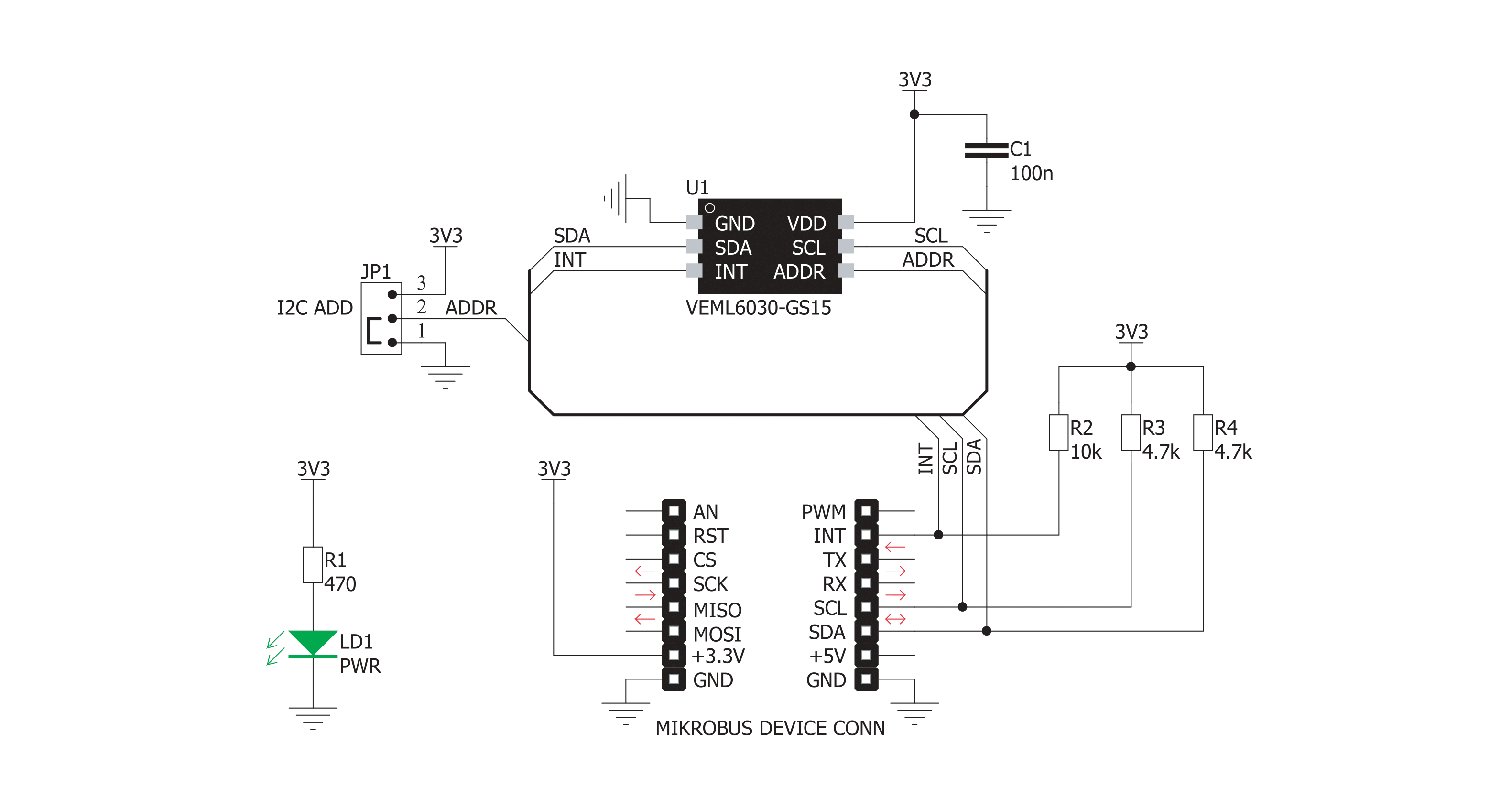 Ambient 5 Click Schematic schematic