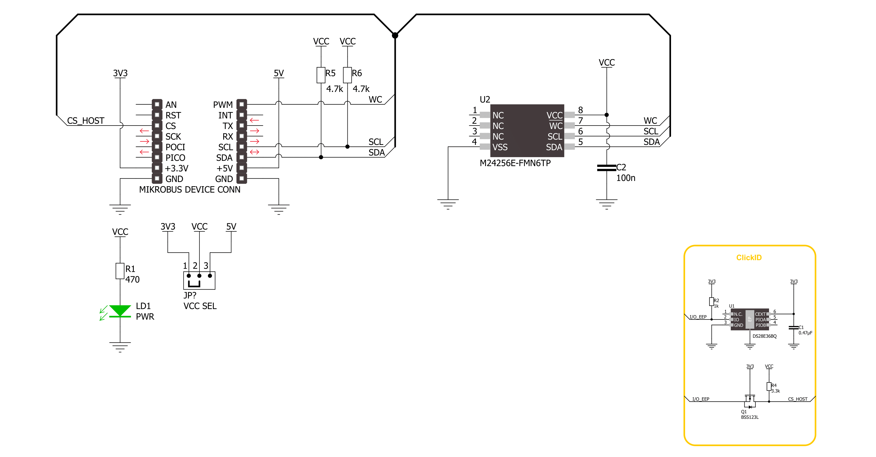 EEPROM 12 Click Schematic schematic