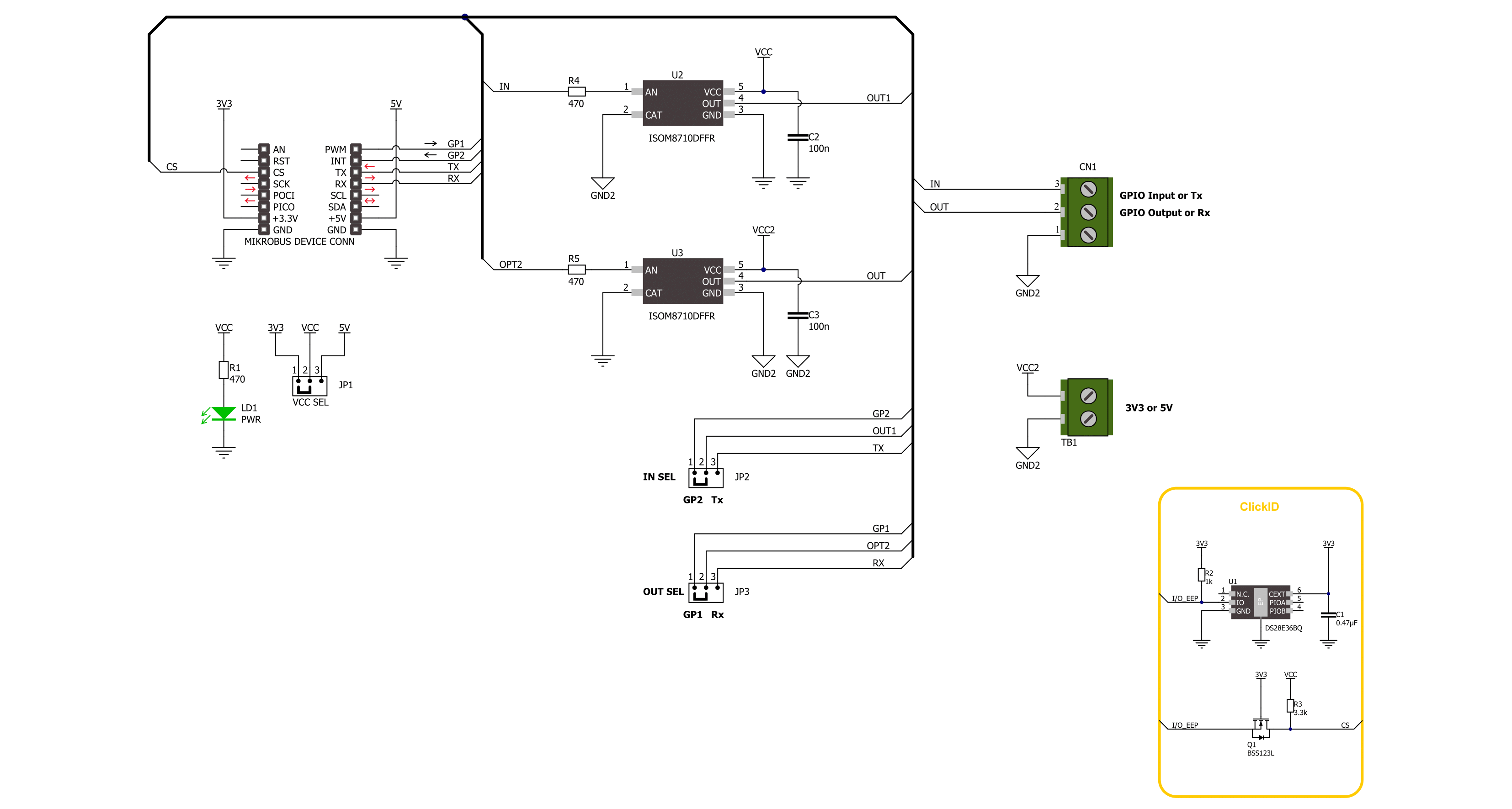 Opto 7 Click Schematic schematic