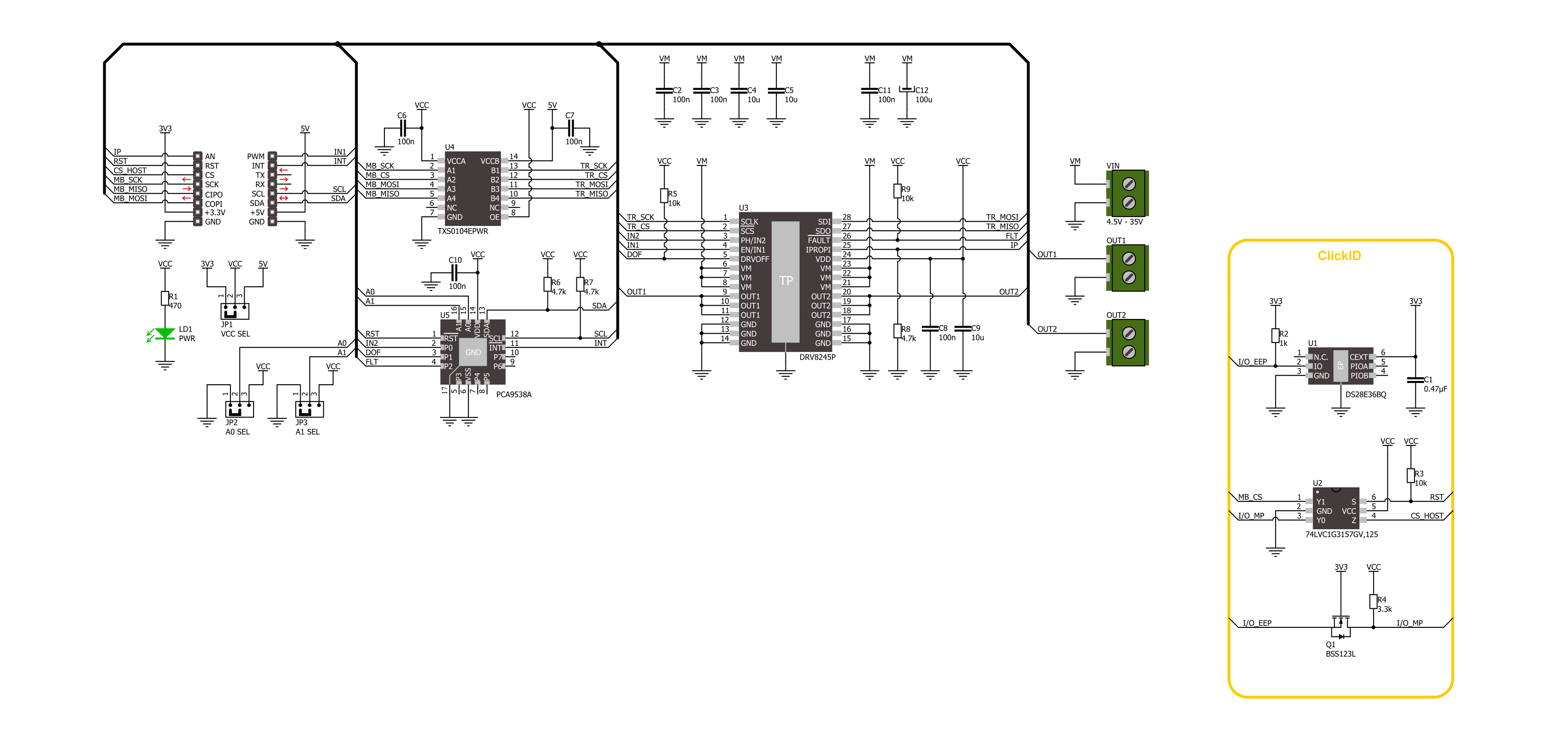 DC Motor 29 Click Schematic schematic