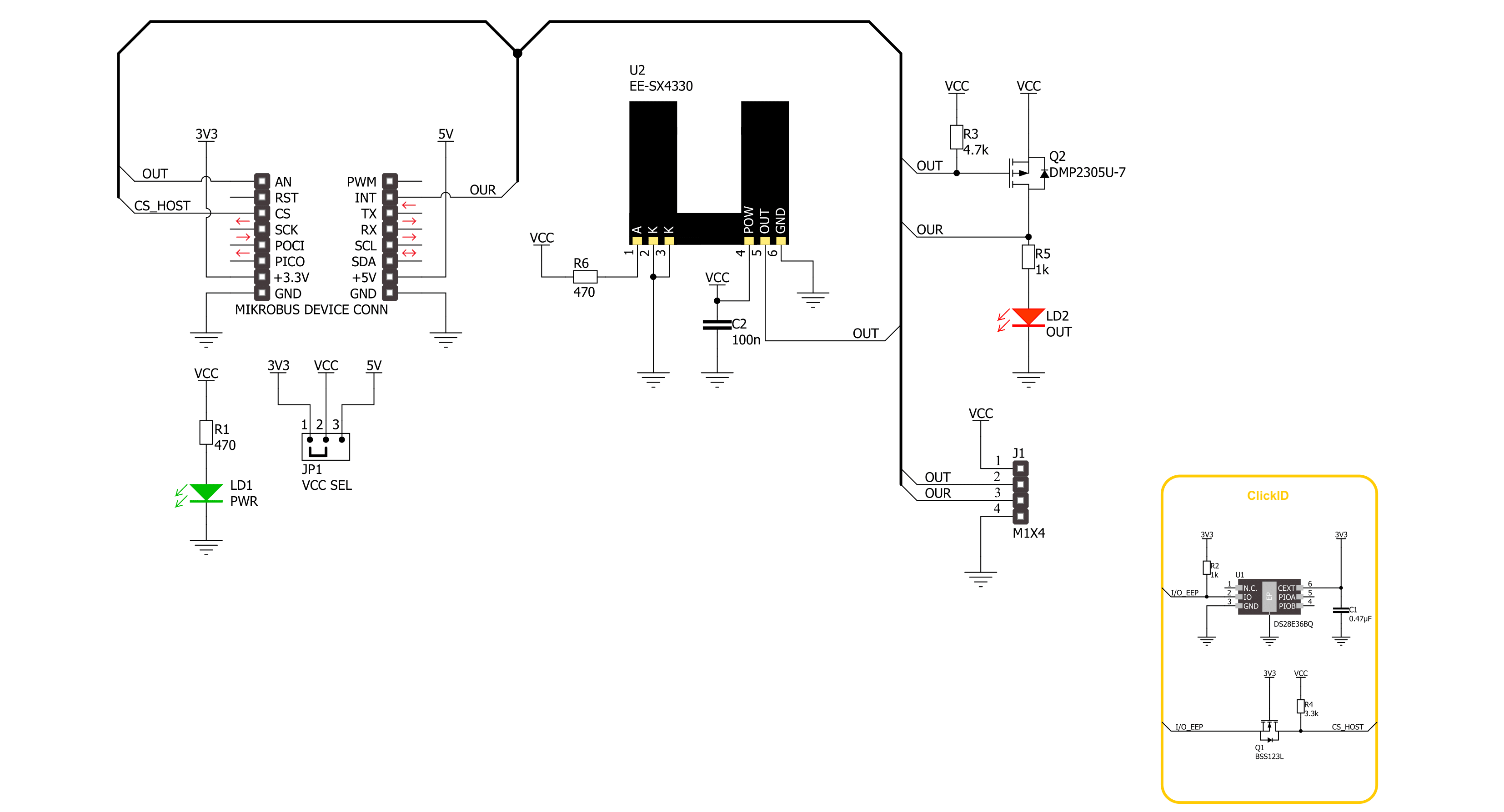 Opto Encoder 4 Click Schematic schematic