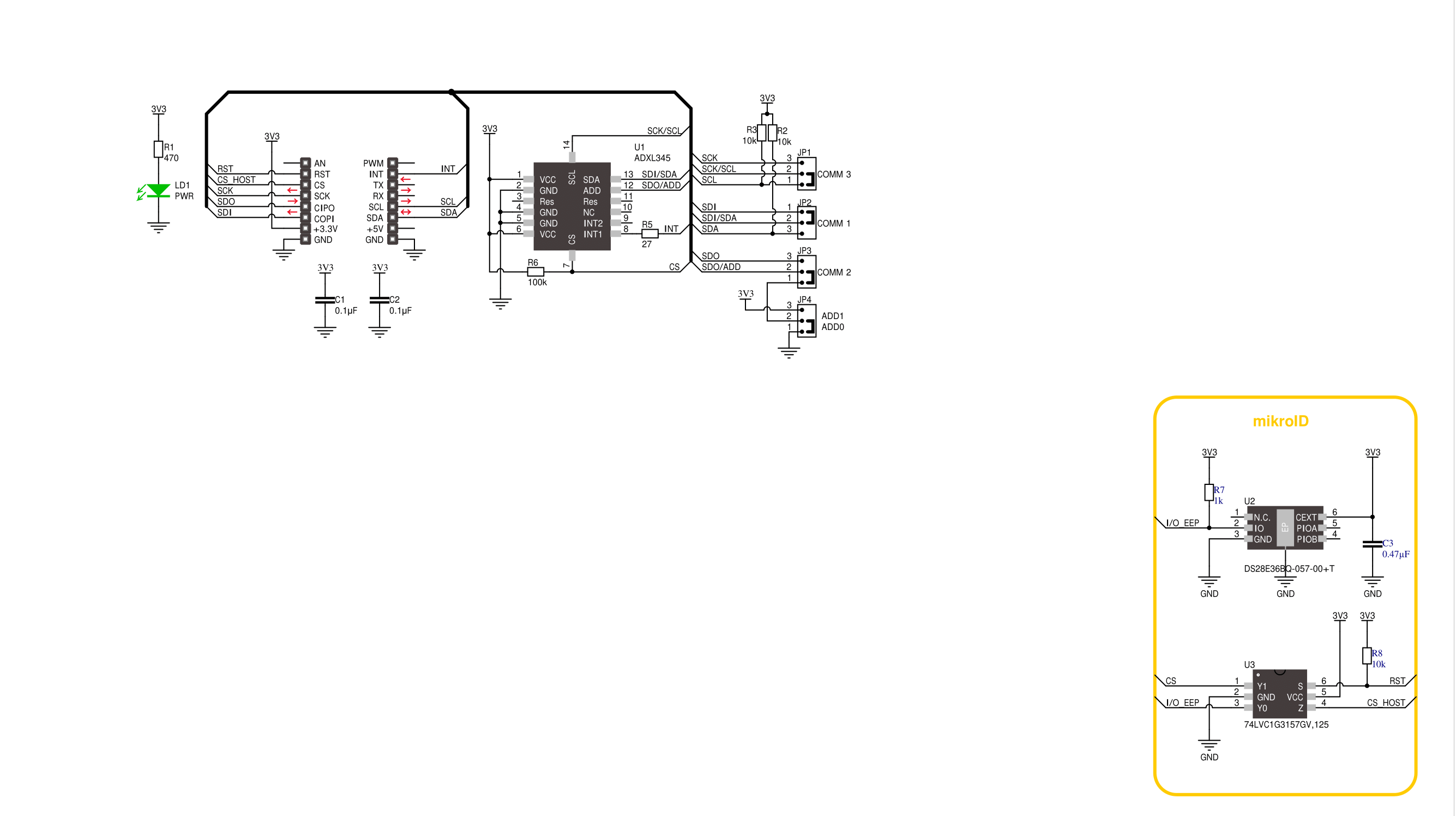 Accel Click Schematic schematic