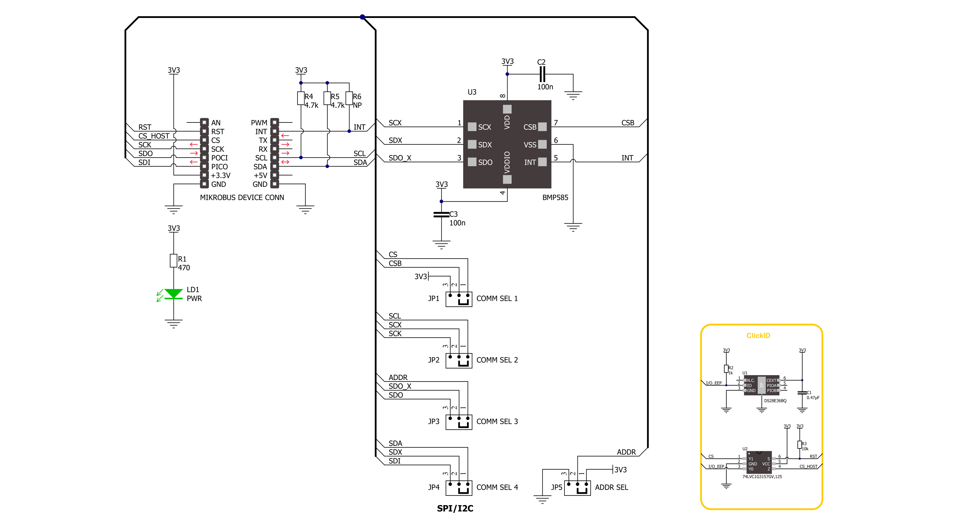 Barometer 13 Click Schematic schematic