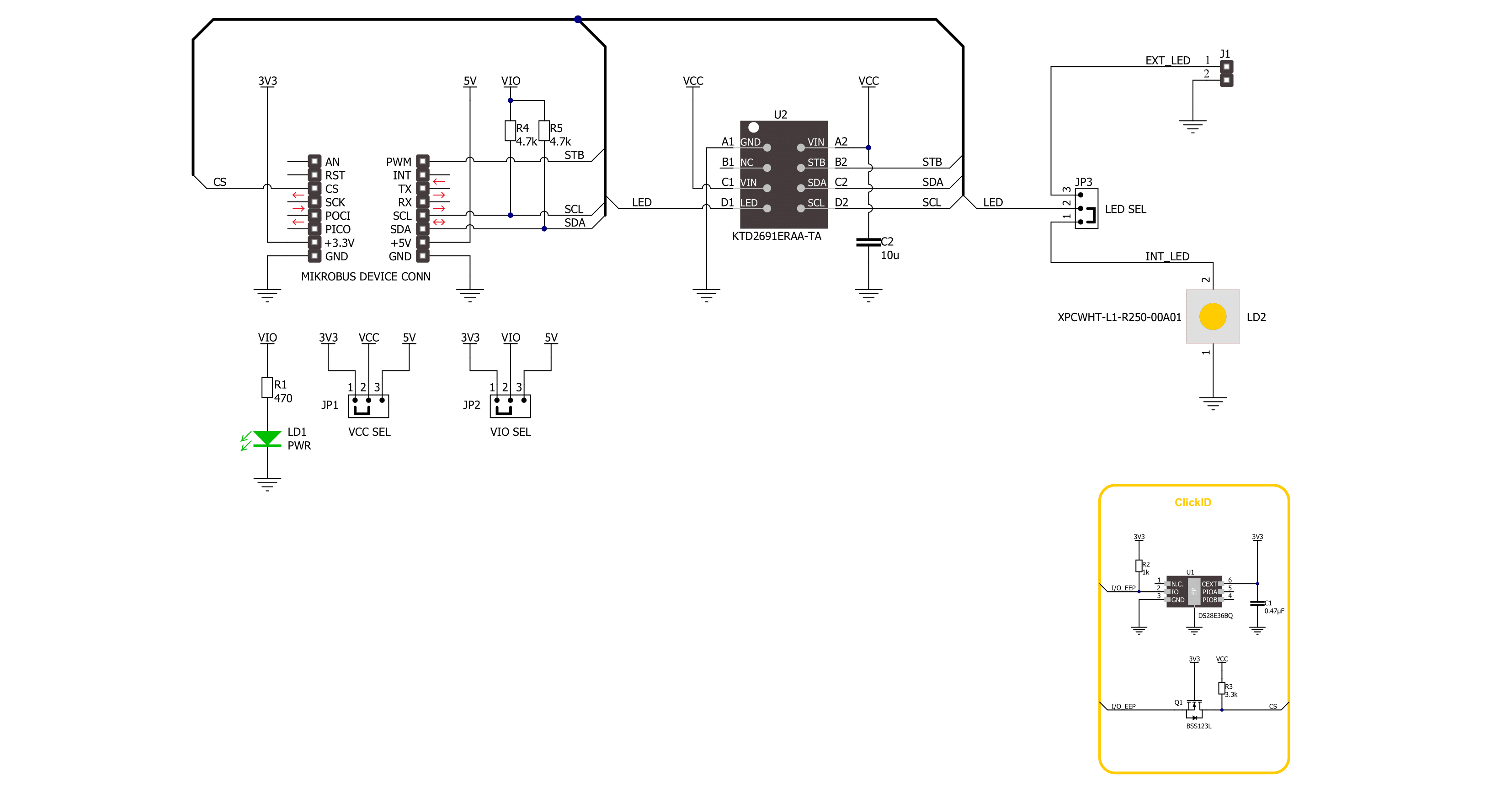 LED Flash 3 Click Schematic schematic