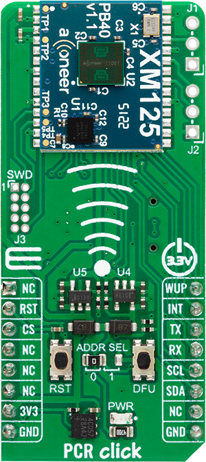 LTE IoT 5 Click front image hardware assembly