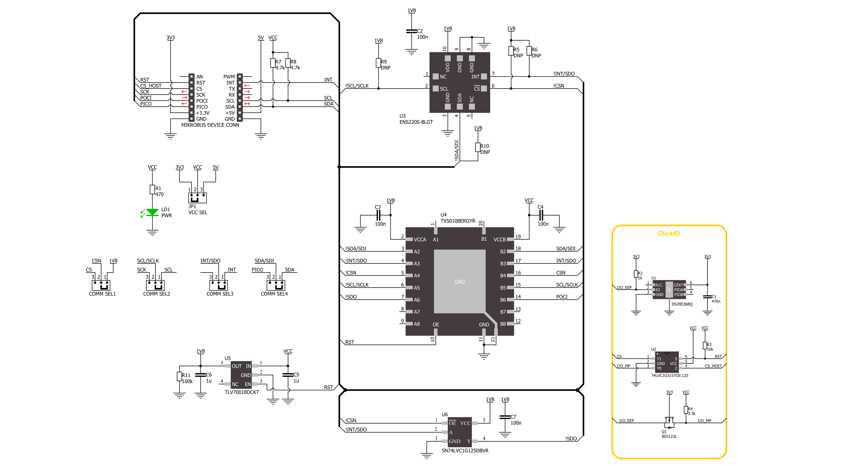 Barometer 9 Click Schematic schematic