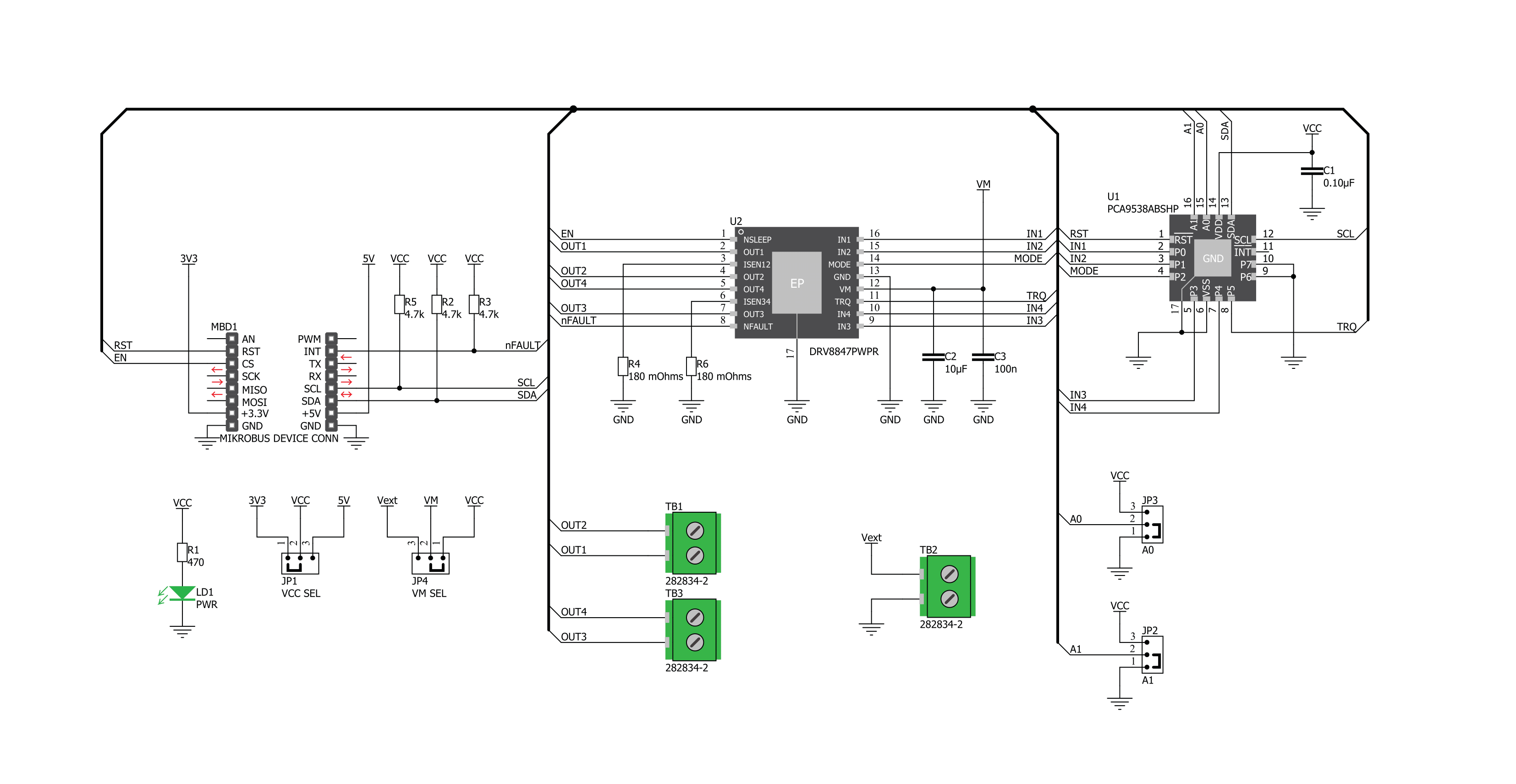 Stepper 14 Click Schematic schematic