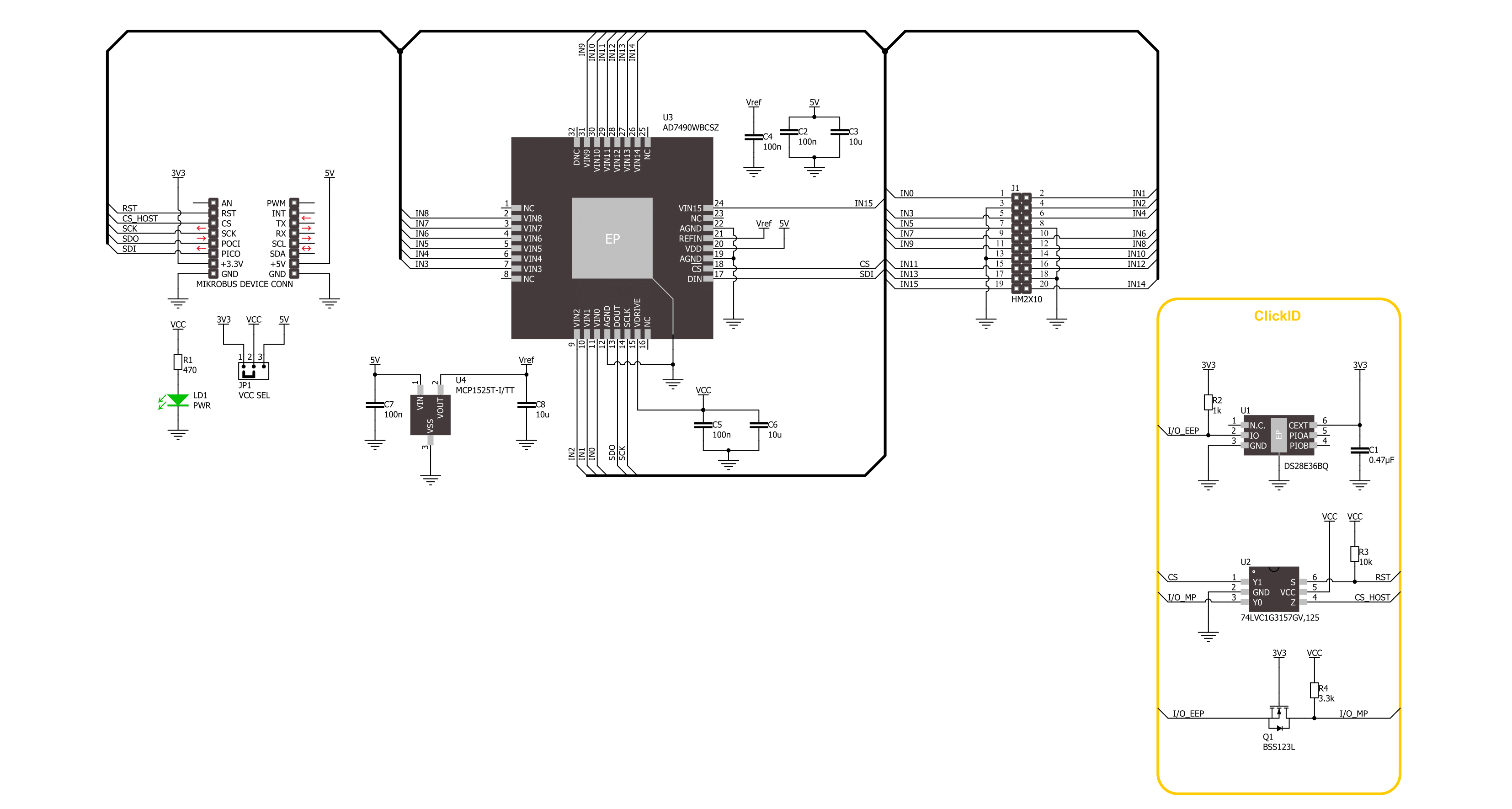 ADC 24 Click Schematic schematic