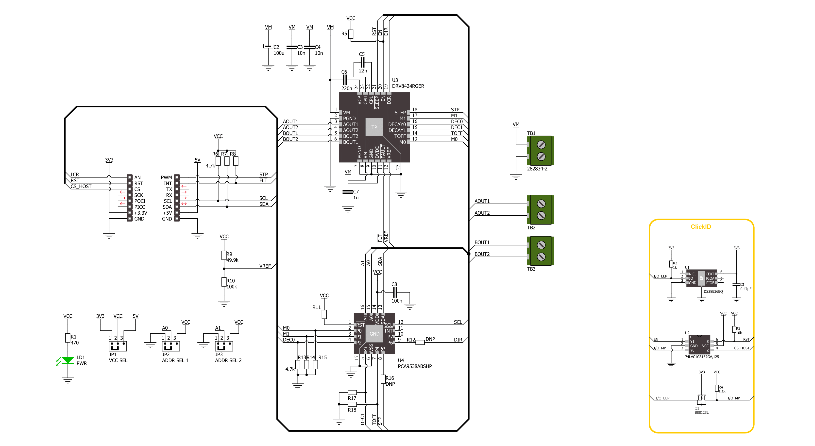 Stepper 19 Click Schematic schematic