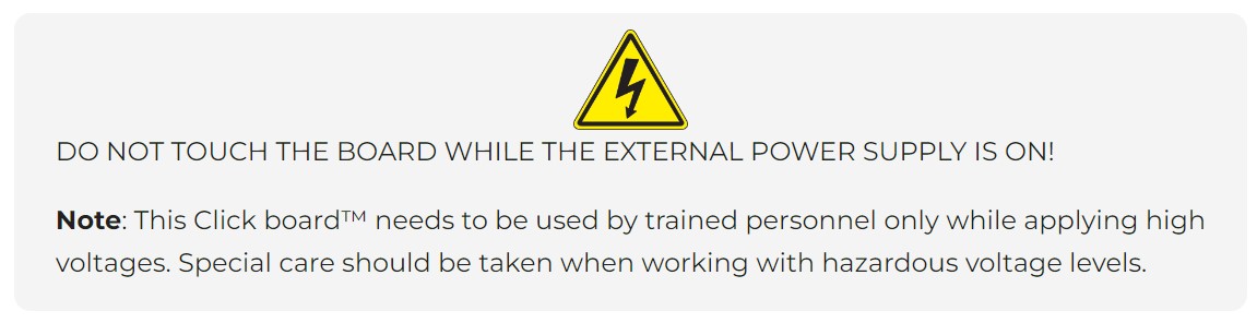Hall Current Click Current Warning image