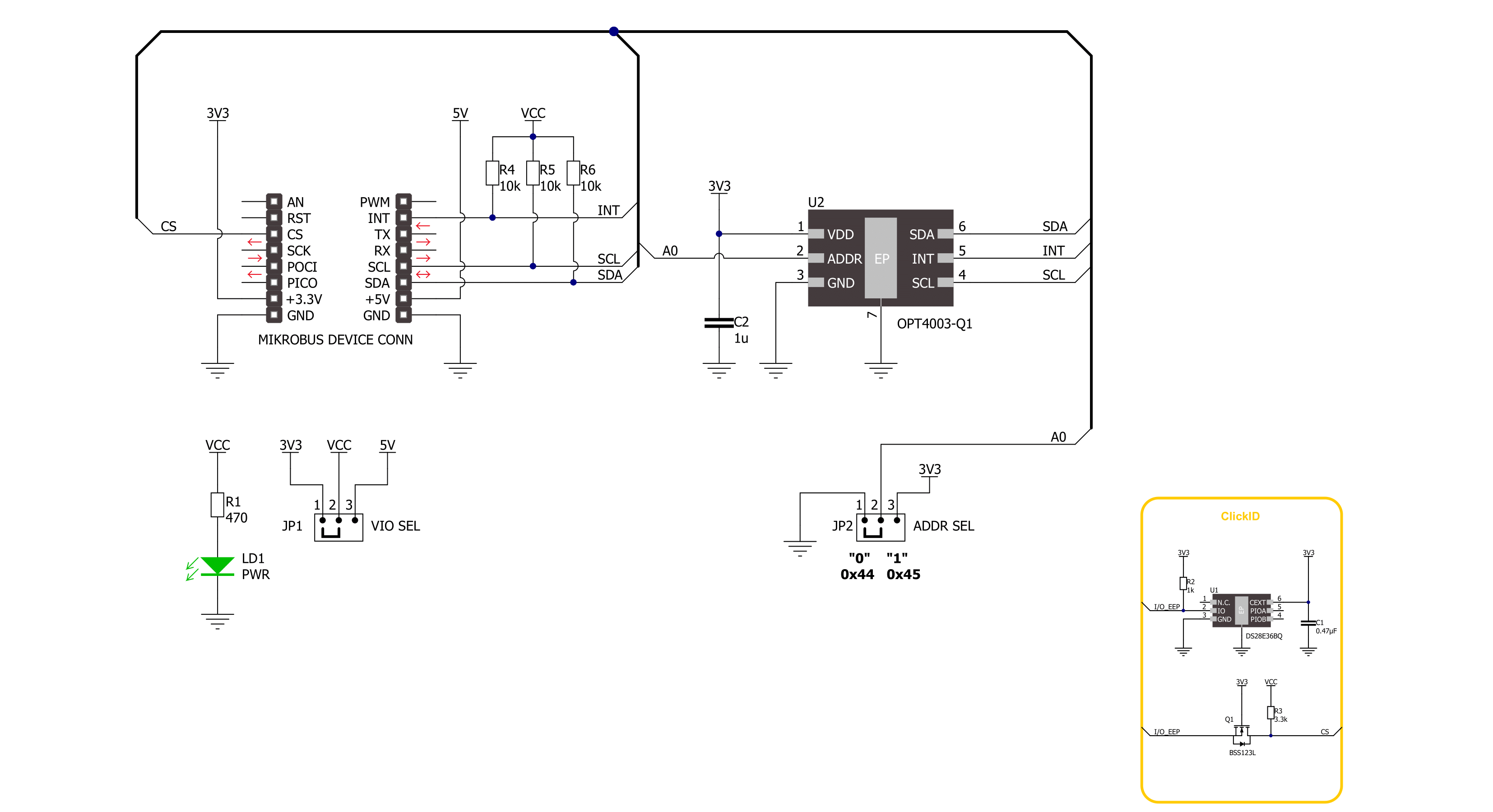 Light 3 Click Schematic schematic