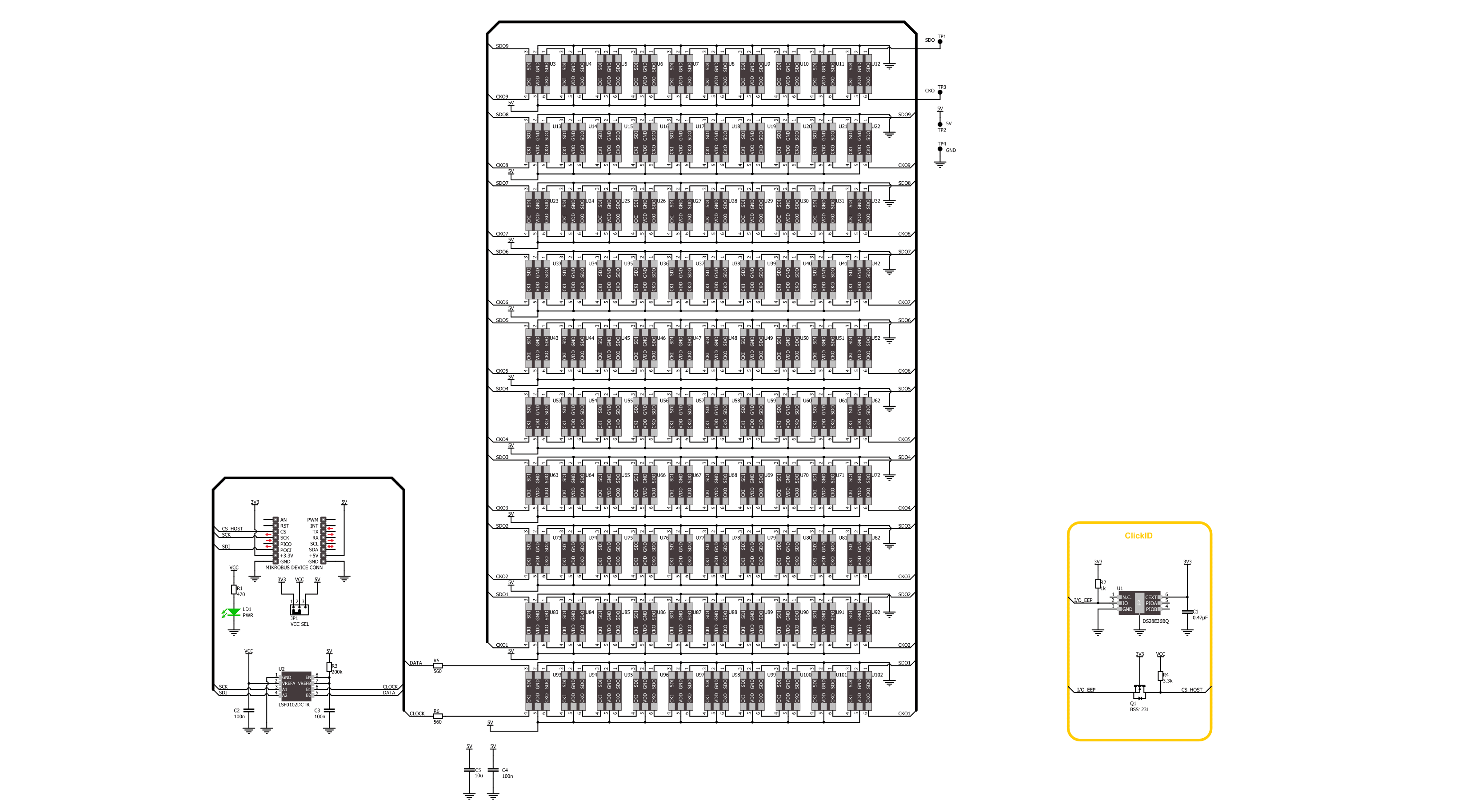 10x10 RGB 2 Click Schematic schematic