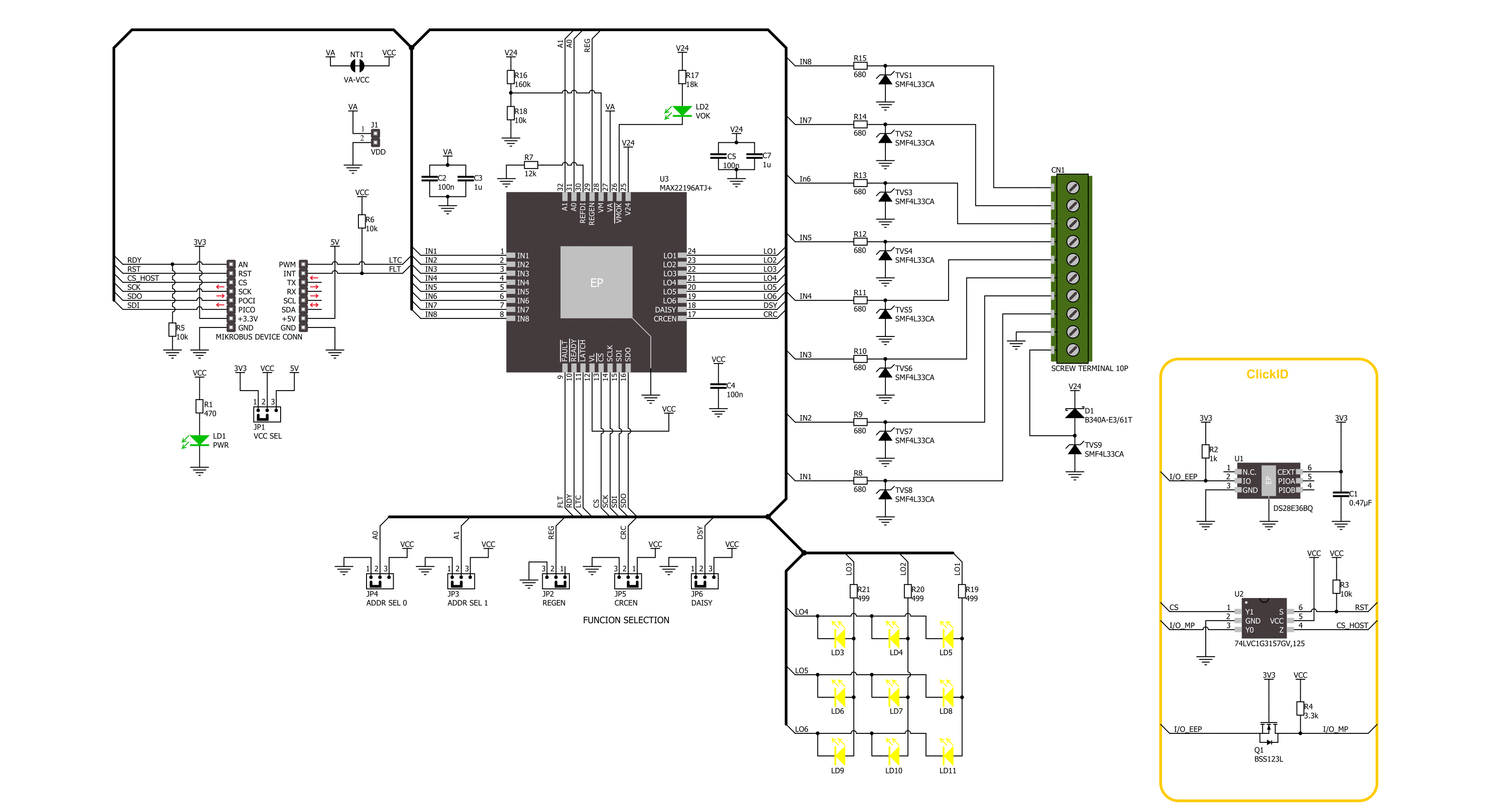 DIGI IN 2 Click Schematic schematic