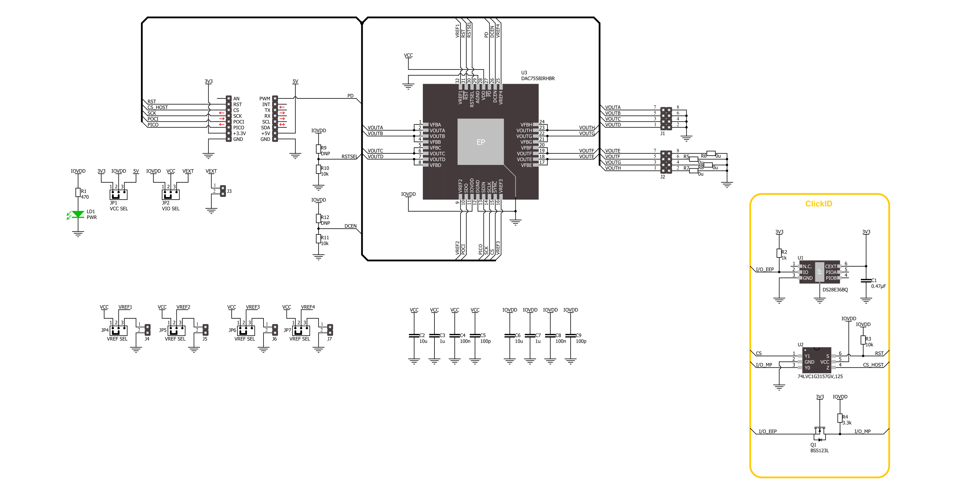 DAC 17 Click Schematic schematic