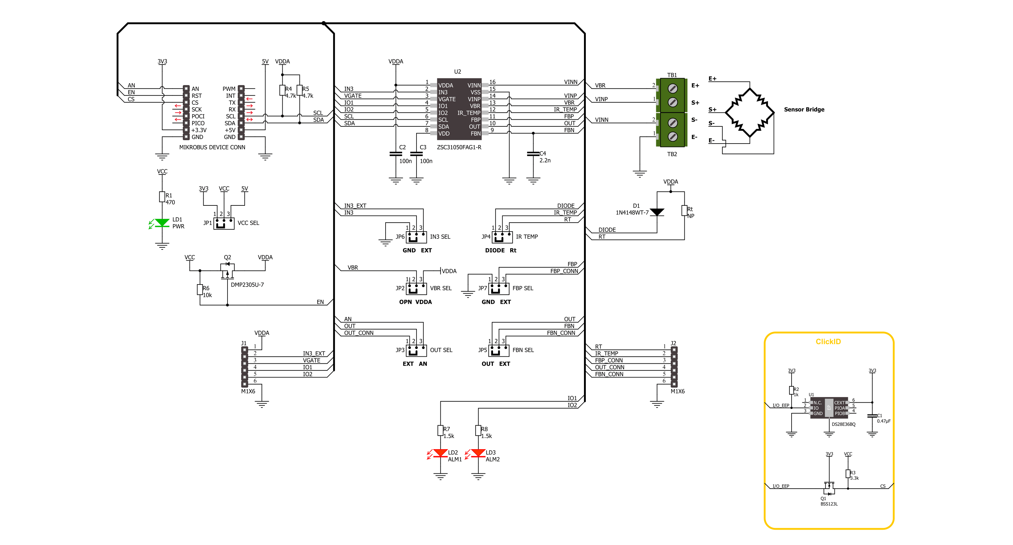 Load Cell 8 Click Schematic schematic