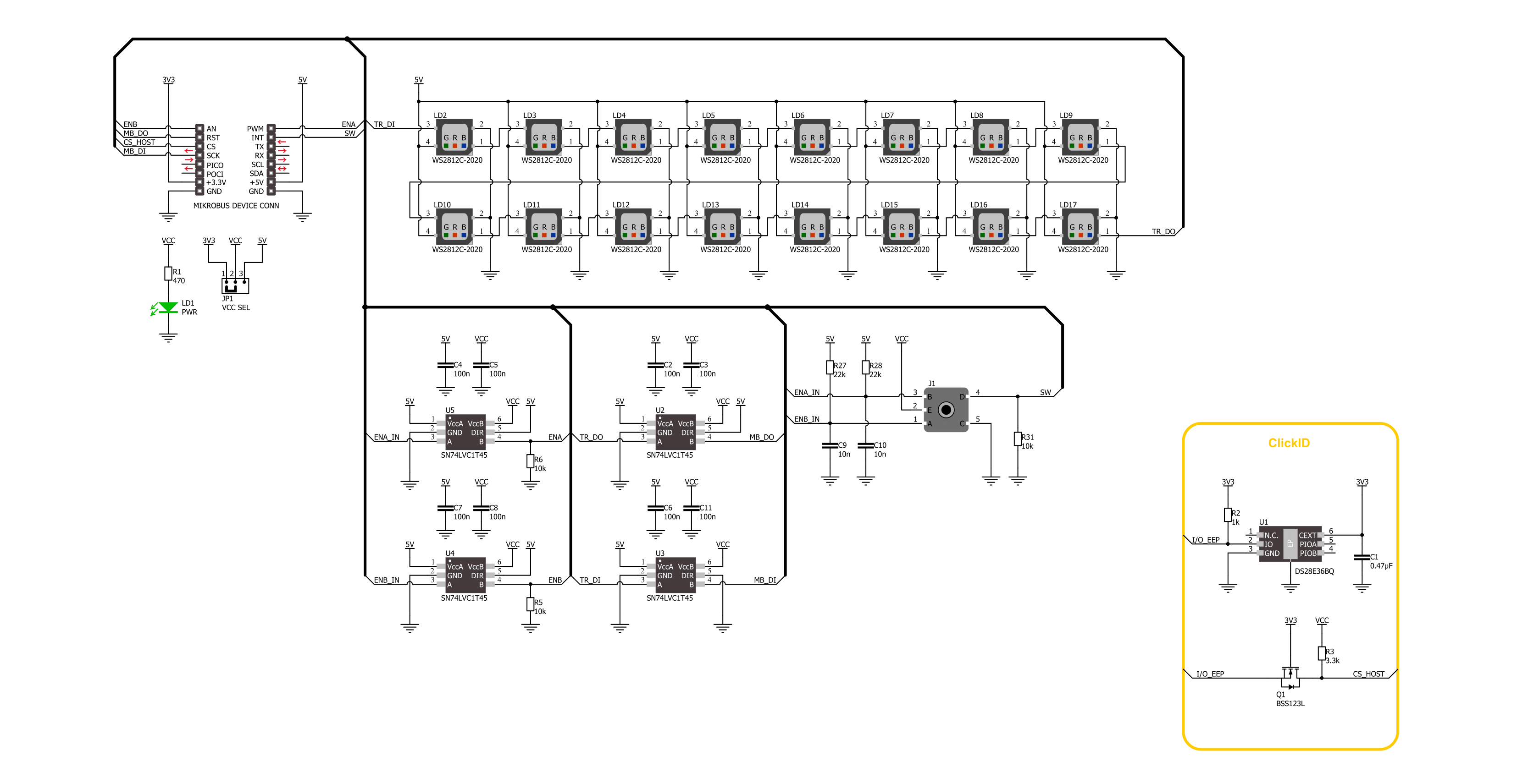 Rotary RGB Click Schematic schematic