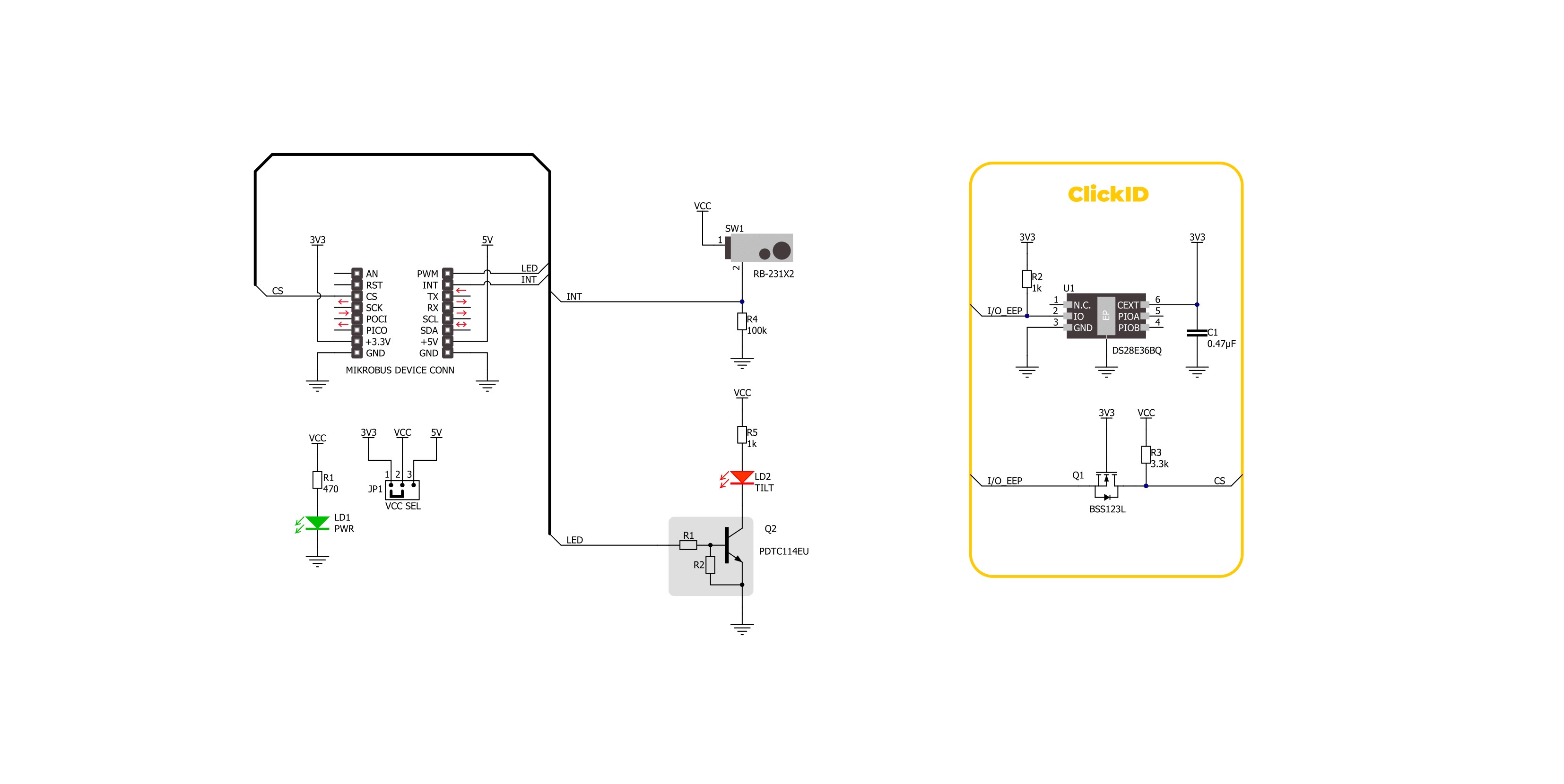 Tilt 4 Click Schematic schematic