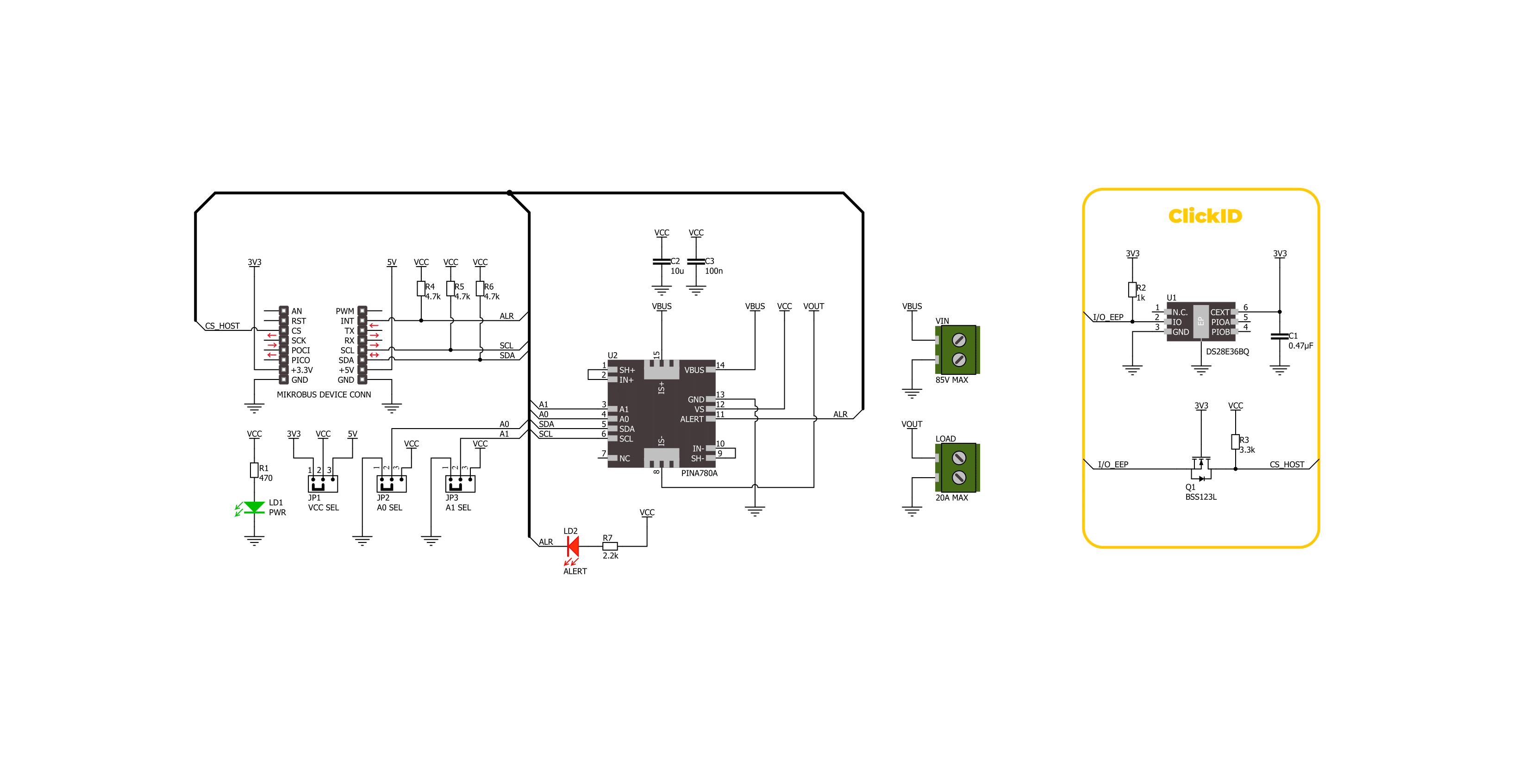 VCP Monitor 6 Click Schematic schematic