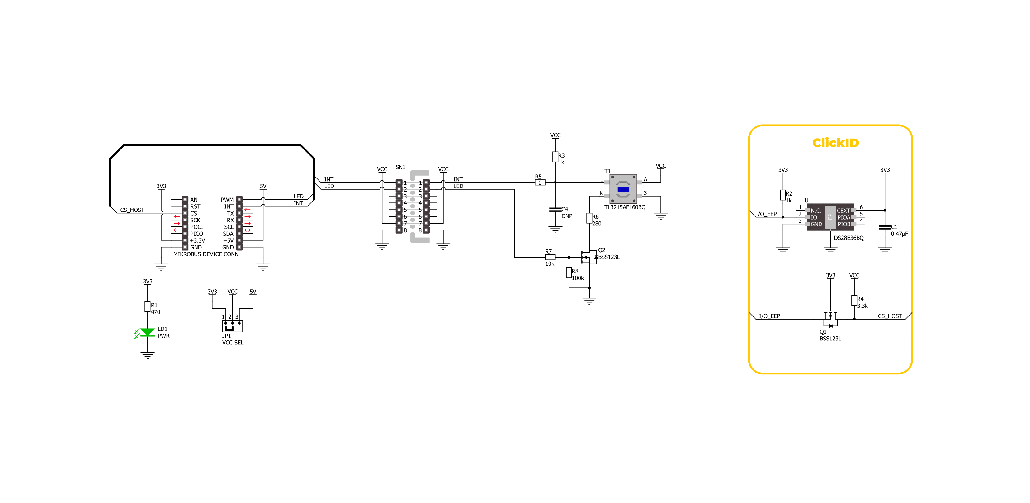 Button 2 Click Schematic schematic