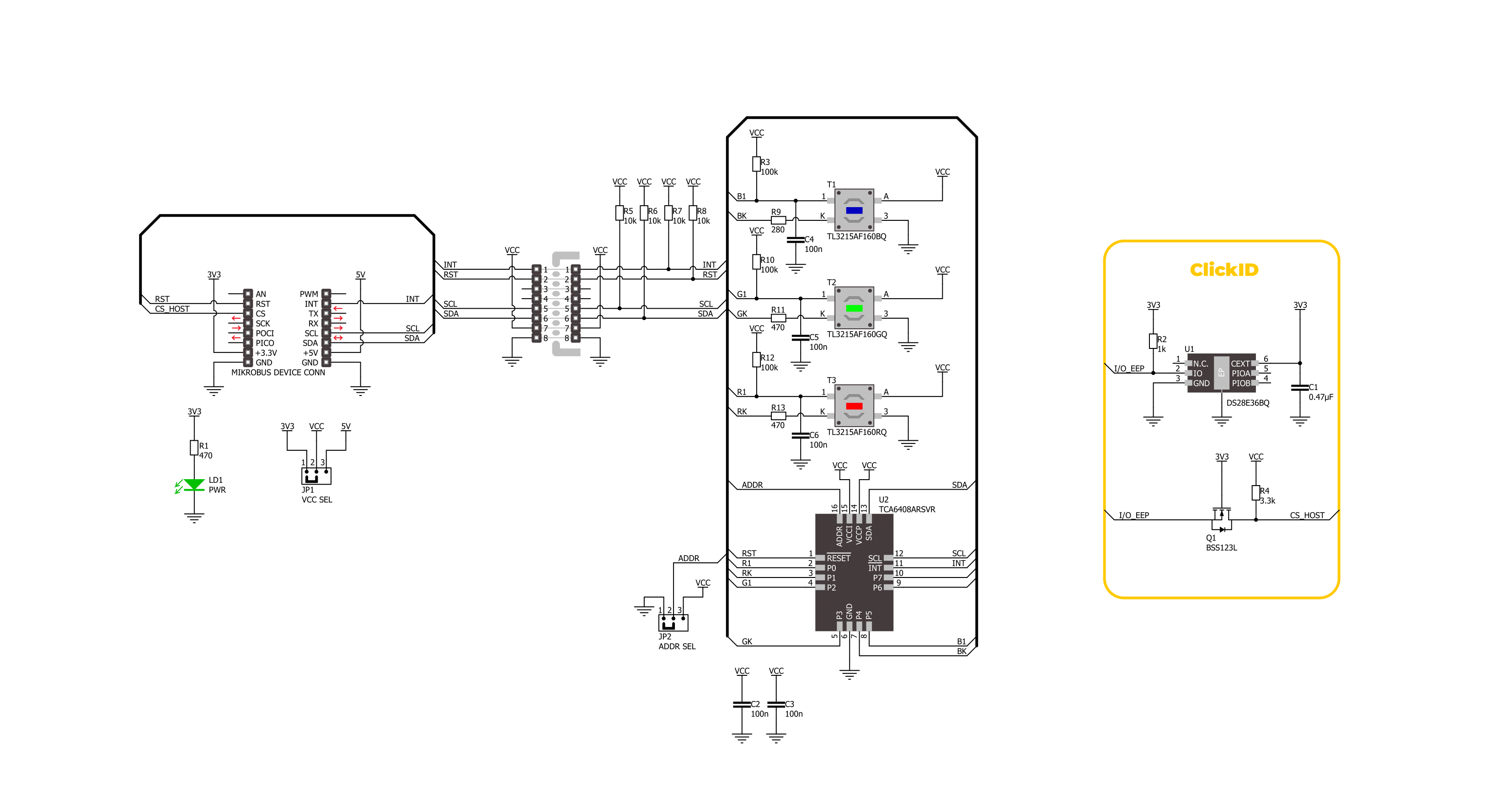 Button 3 Click Schematic schematic