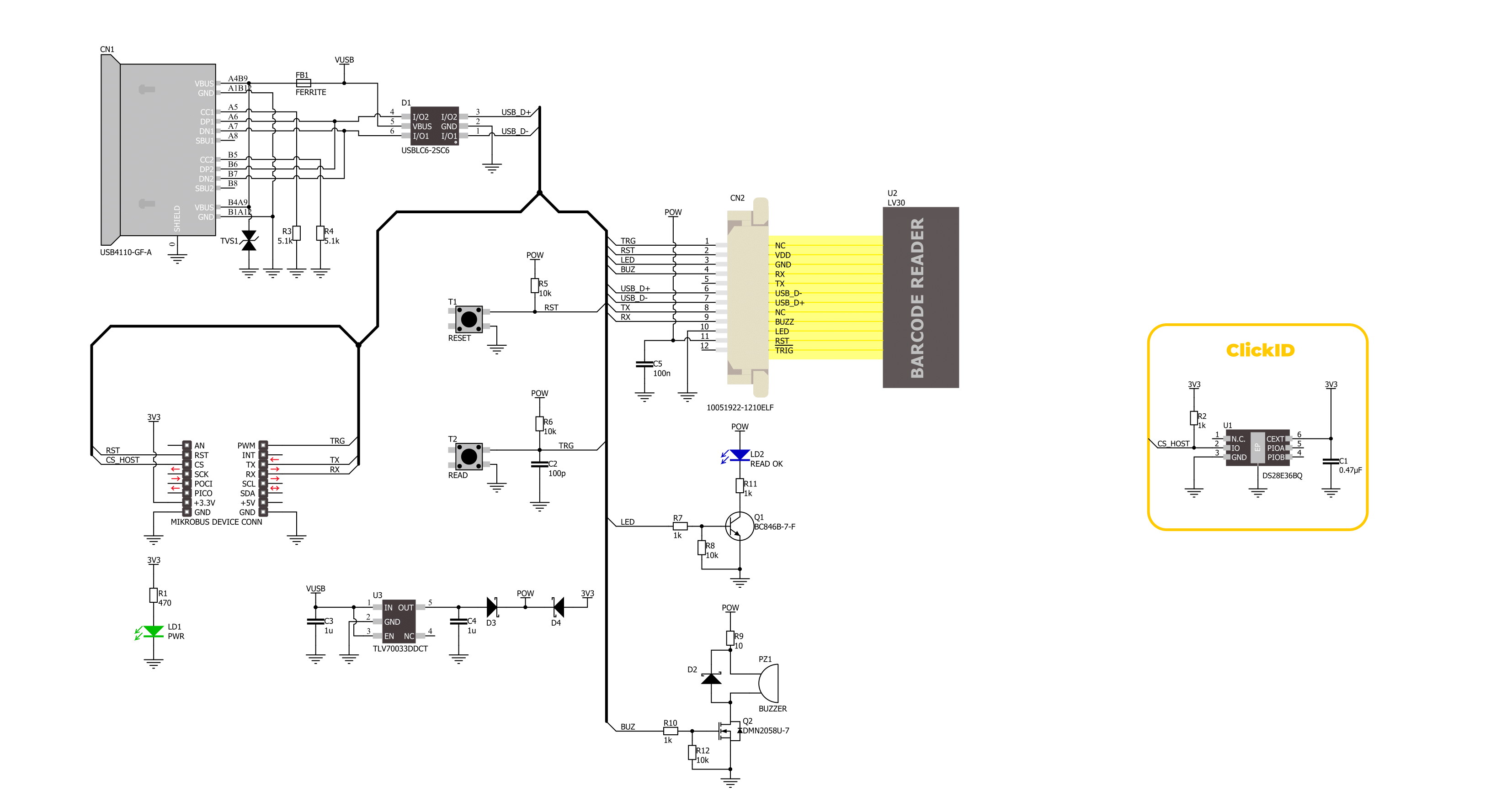 Barcode 3 Click Schematic schematic