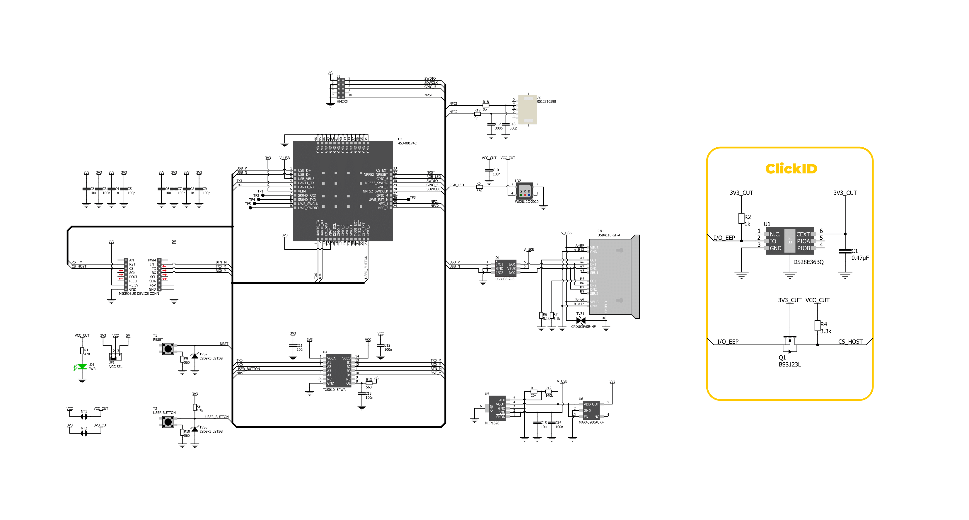 UWB 4 Click Schematic schematic