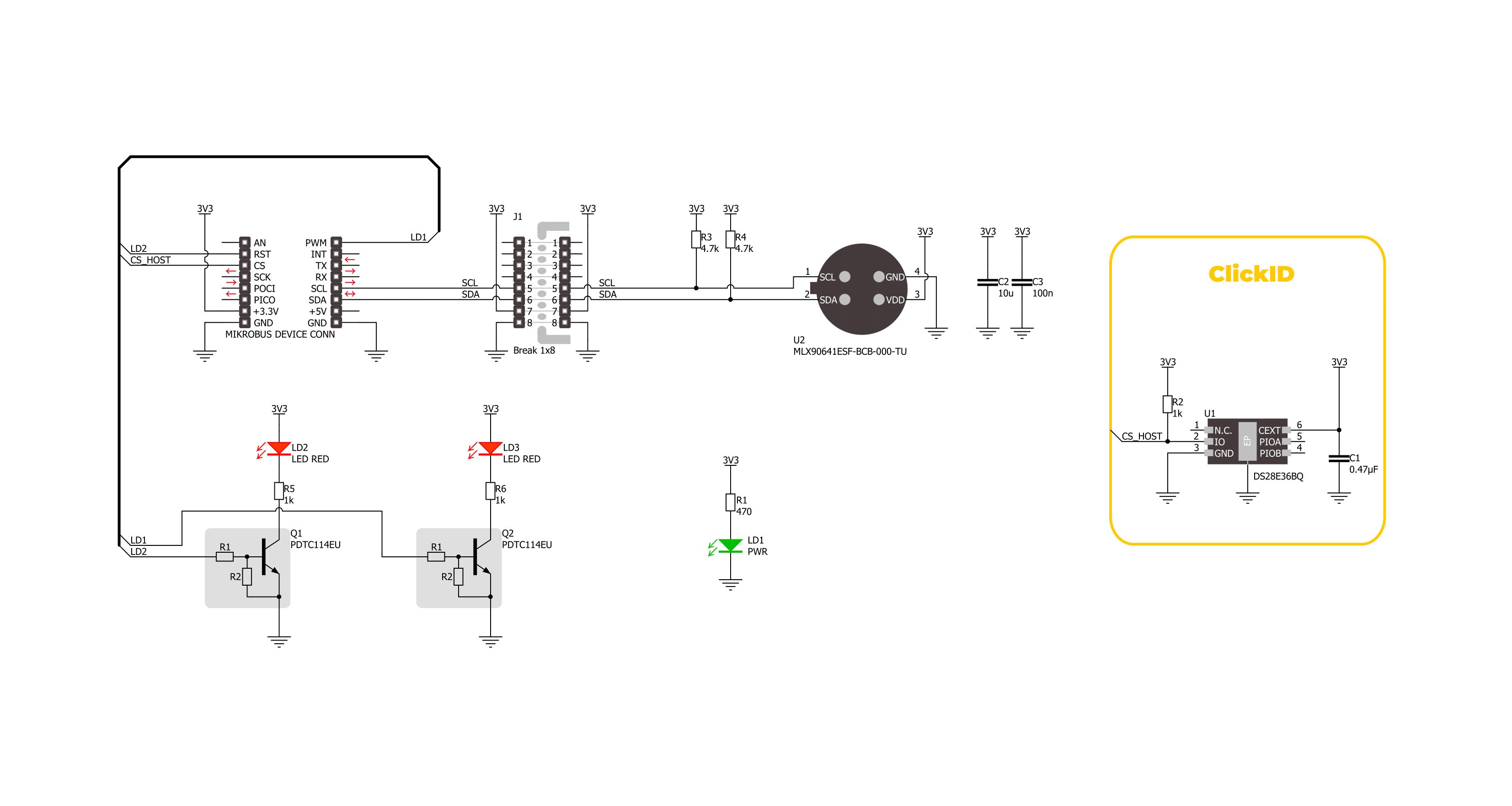 IR Grid 4 Click Schematic schematic