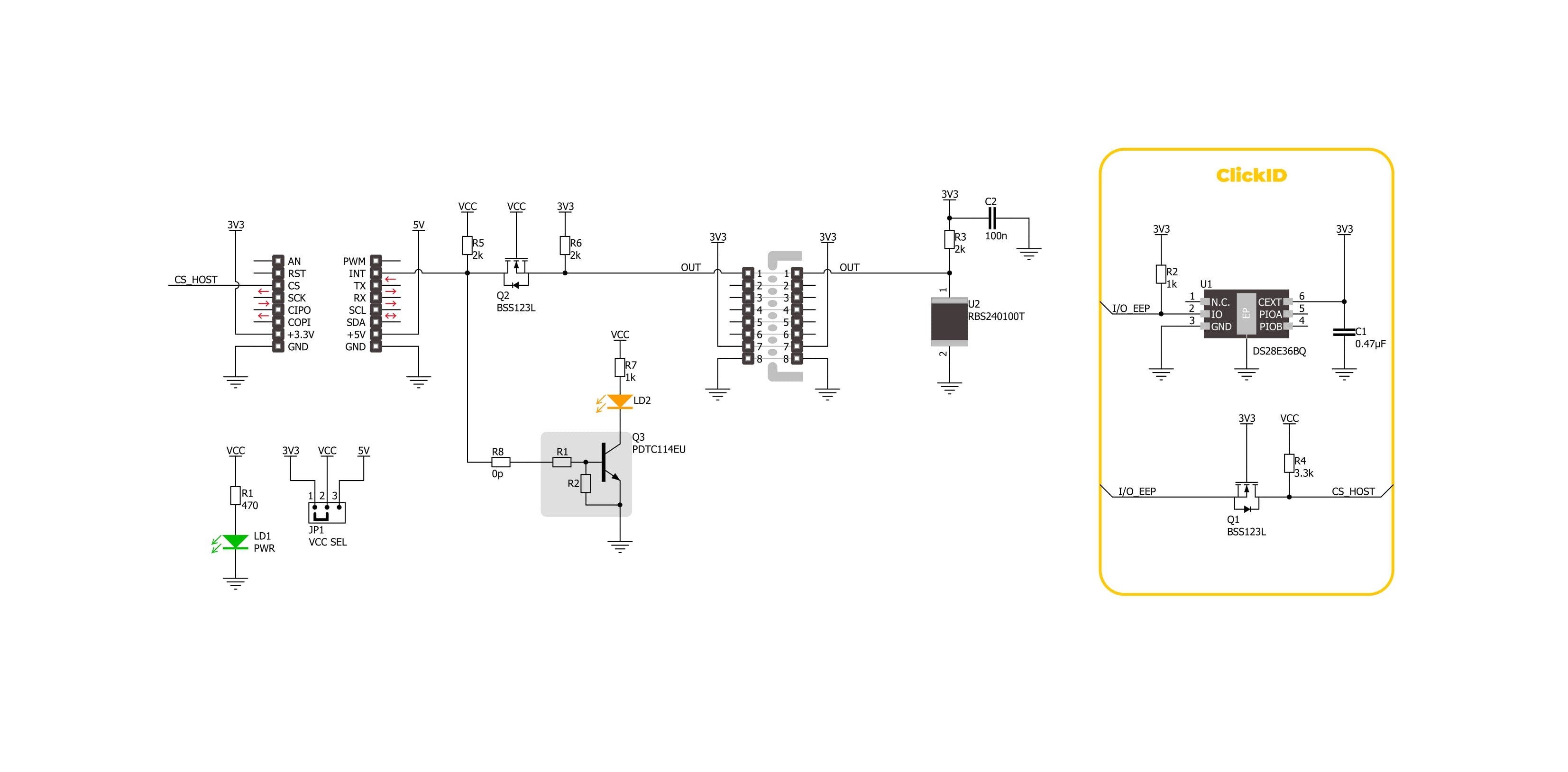 Tilt 5 Click Schematic schematic