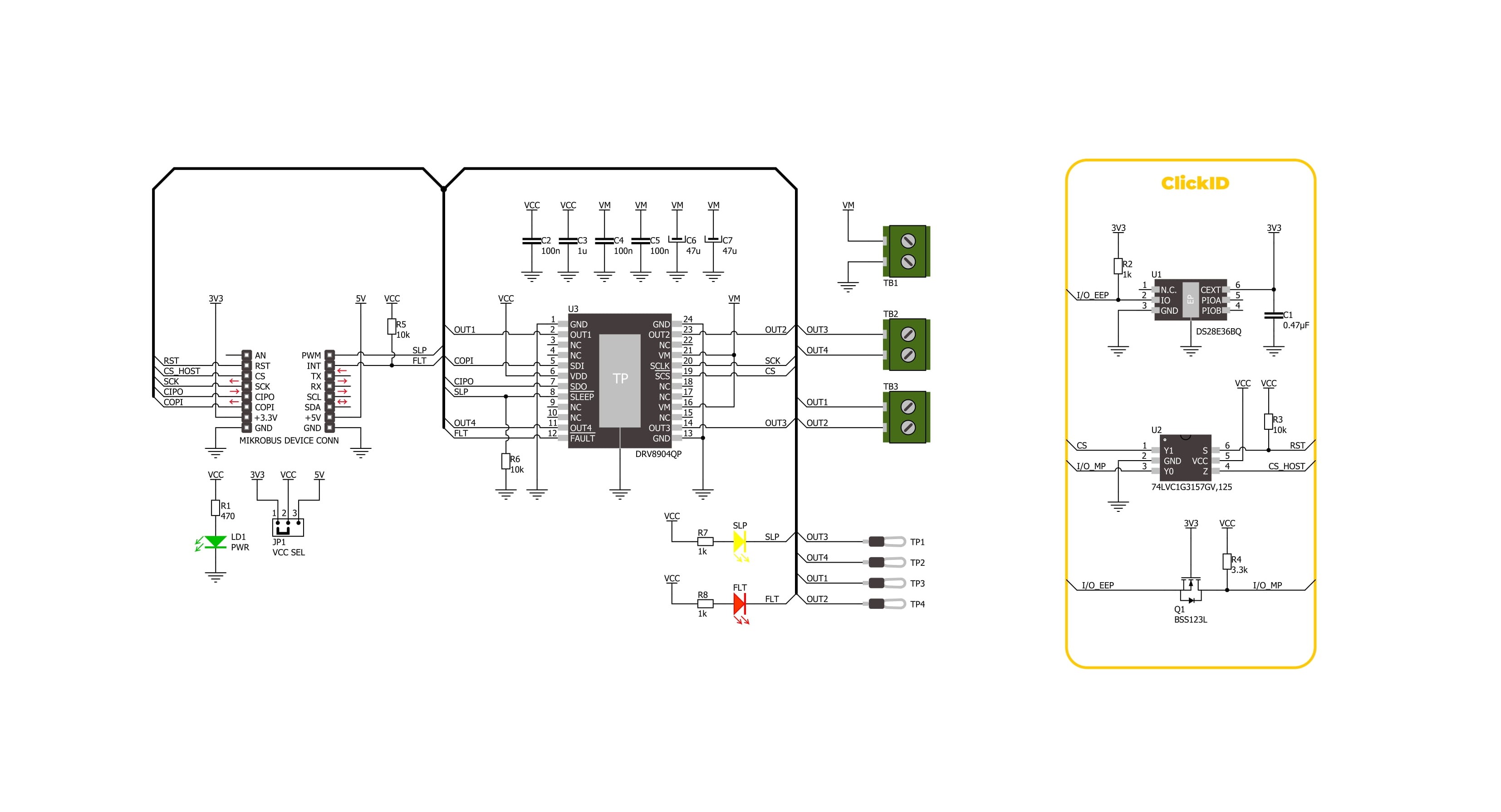 H-Bridge 18 Click Schematic schematic