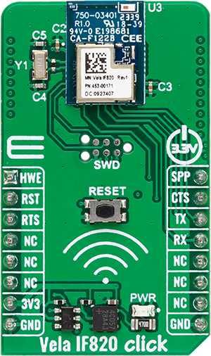 LTE IoT 5 Click front image hardware assembly