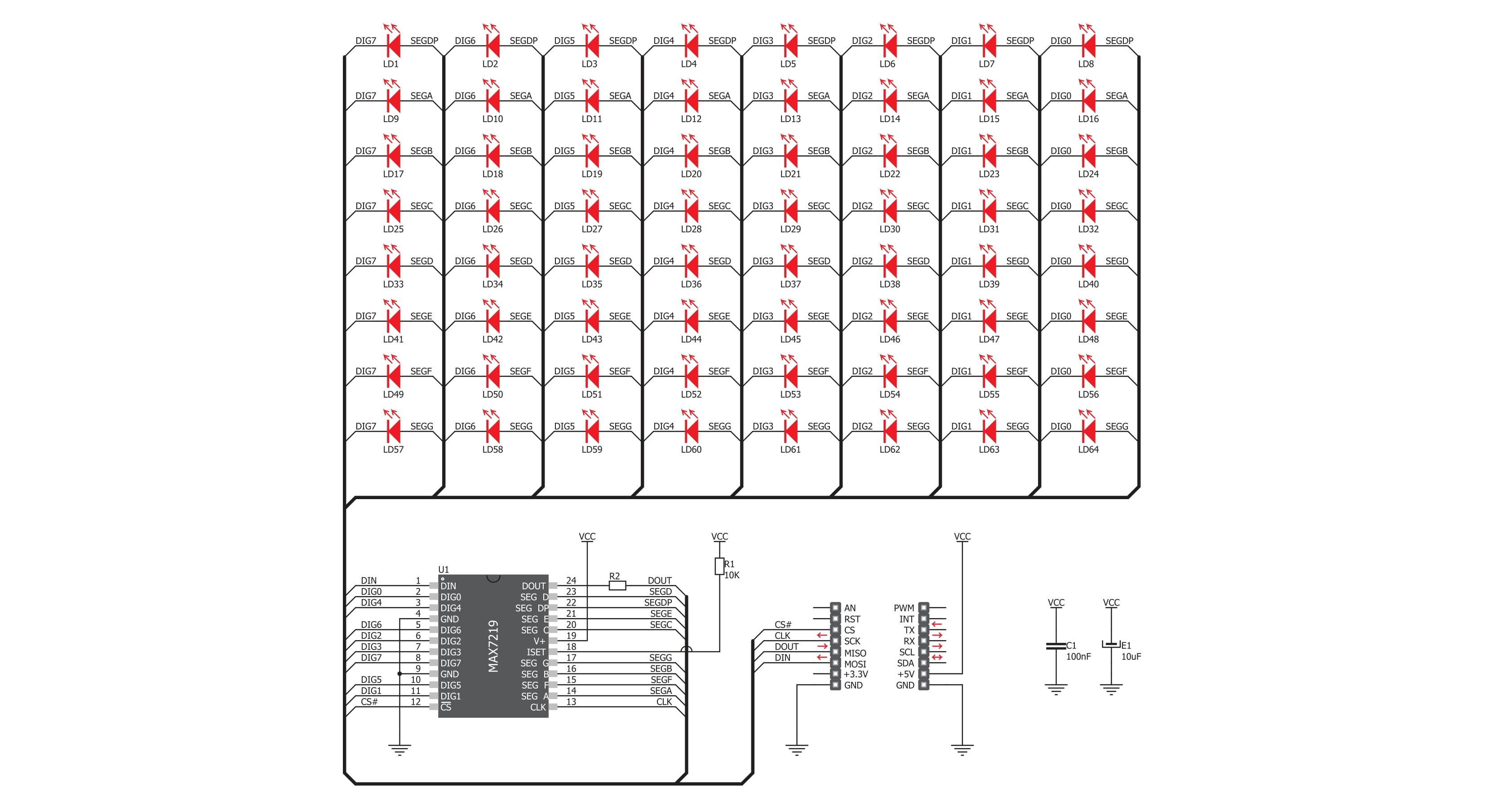 8x8 R Click Schematic schematic