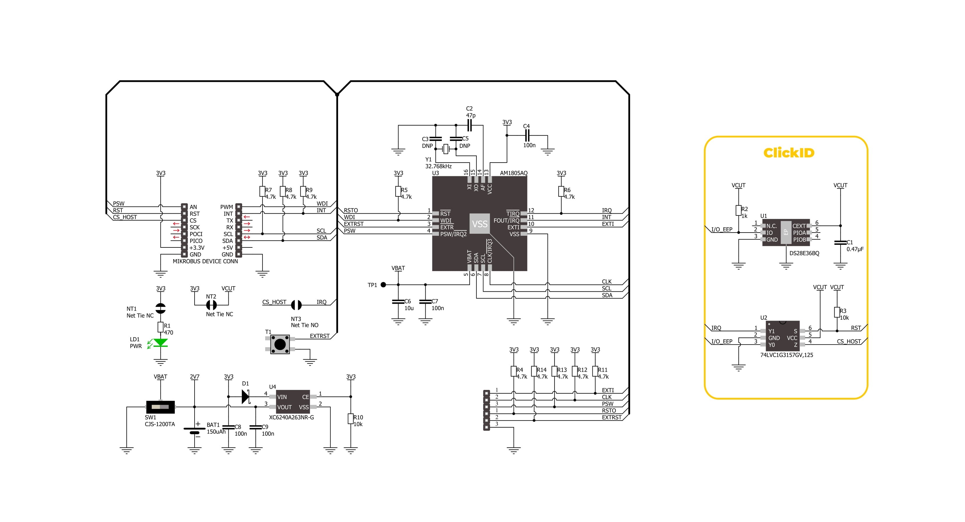 RTC 22 Click Schematic schematic