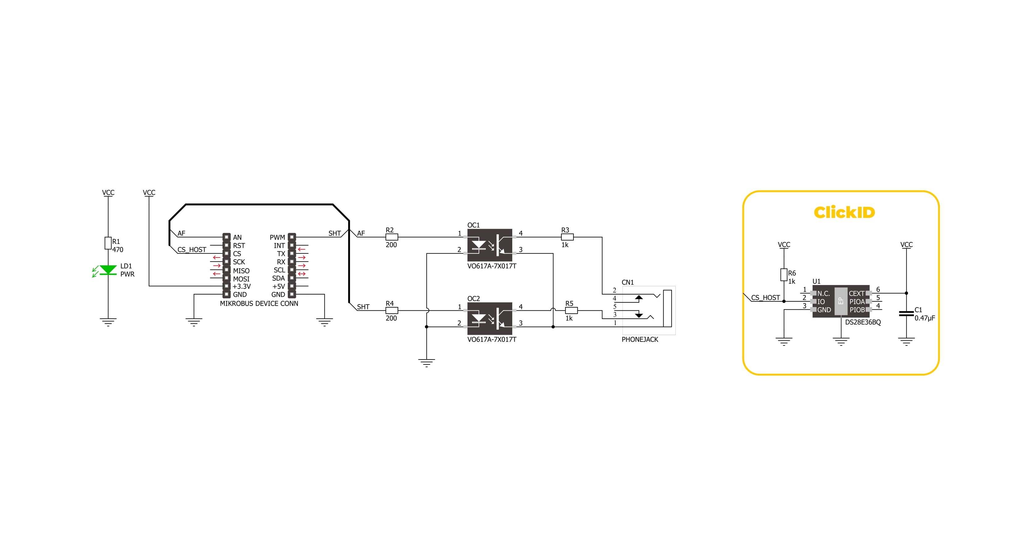 Shutter Click Schematic schematic