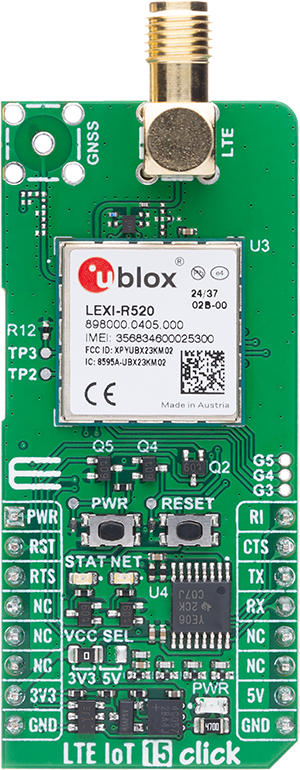 GNSS2 Click front image hardware assembly