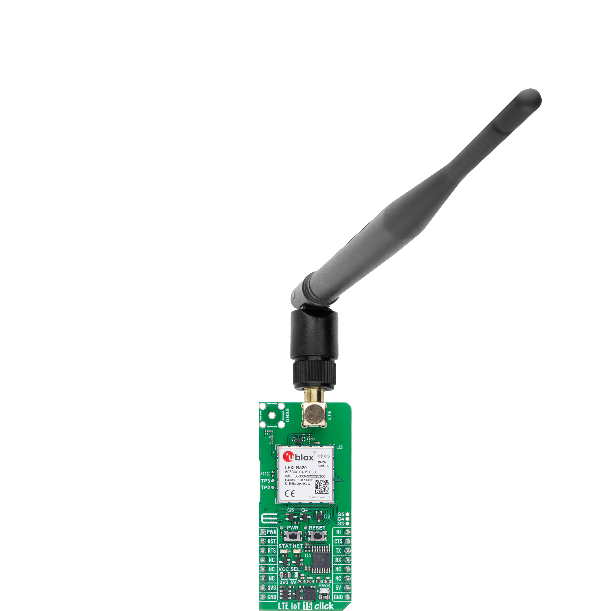 GNSS2 Click complete accessories setup image hardware assembly