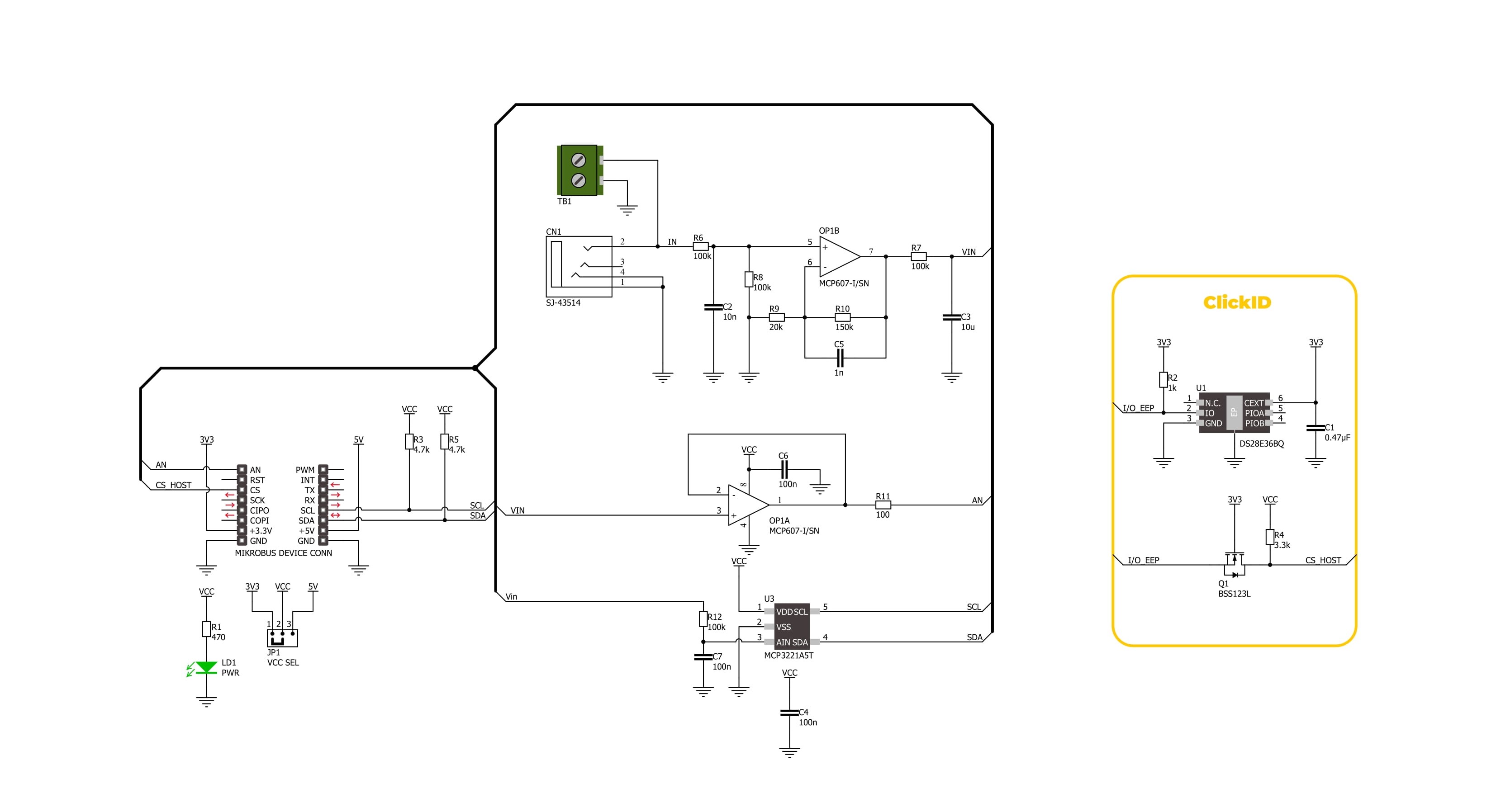 AC Current 2 Click Schematic schematic