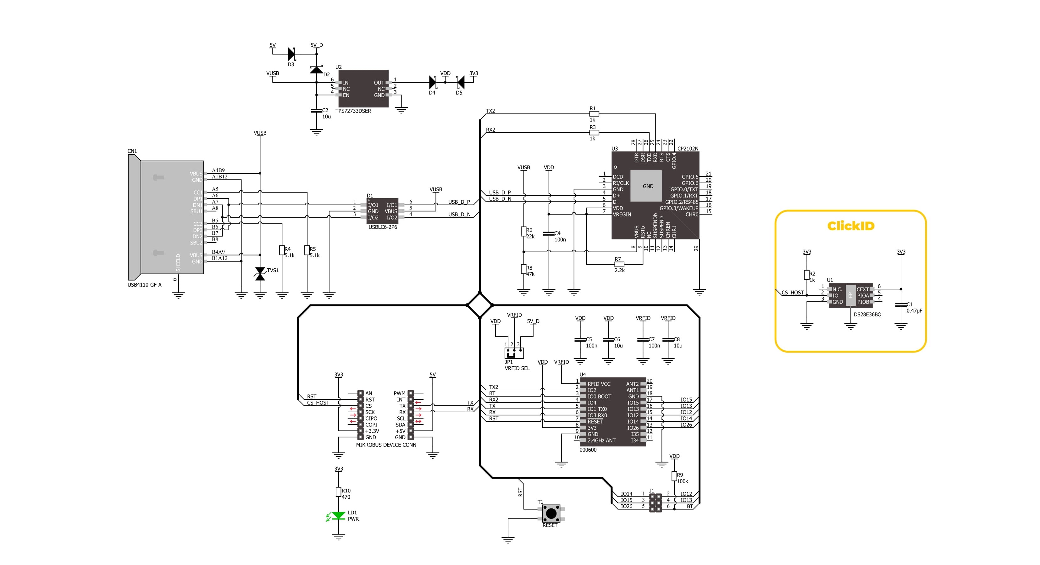 Smart NFC Click Schematic schematic