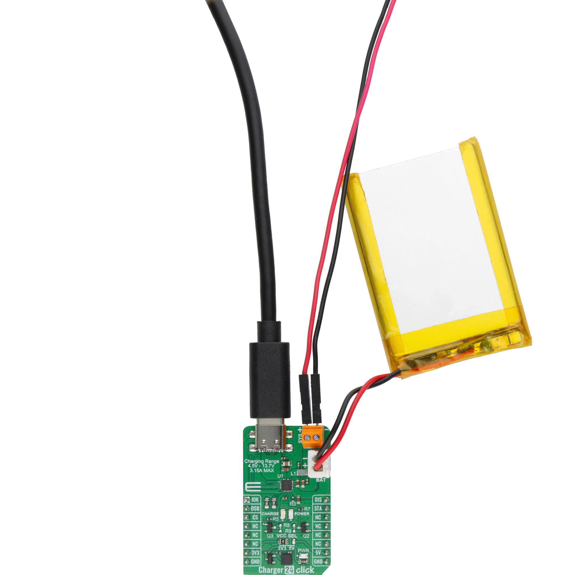 GNSS2 Click complete accessories setup image hardware assembly