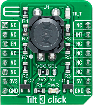 LTE IoT 5 Click front image hardware assembly
