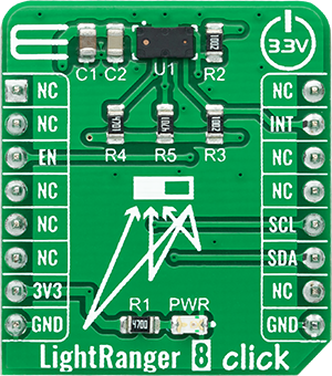 LTE IoT 5 Click front image hardware assembly
