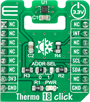 LTE IoT 5 Click front image hardware assembly