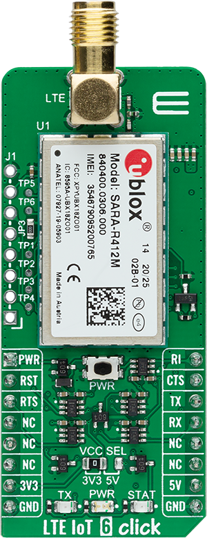 GNSS2 Click front image hardware assembly