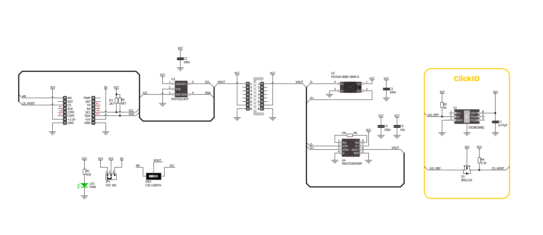 Force Cell Click Schematic schematic