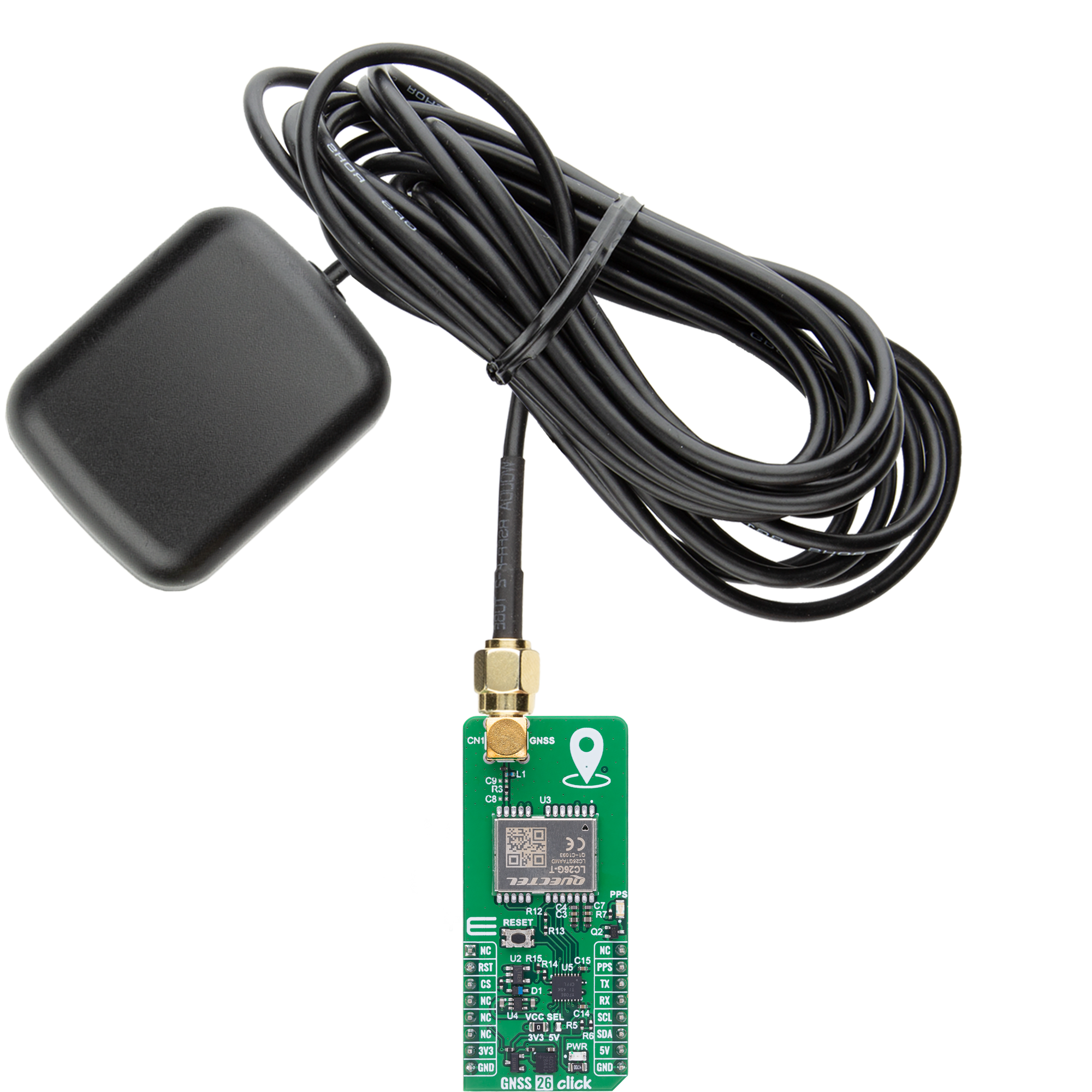 LTE IoT 5 Click complete accessories setup image hardware assembly