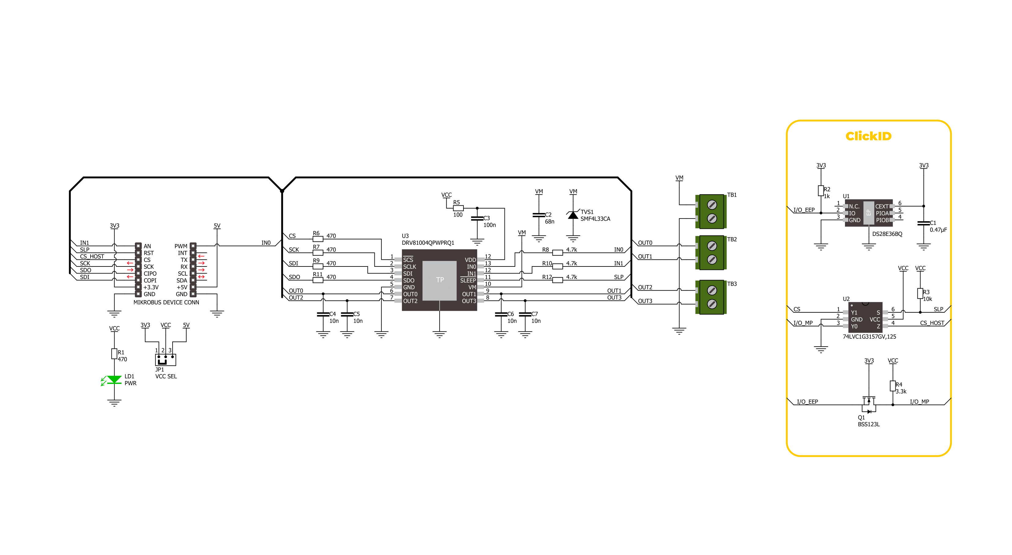 Solenoid Driver Click Schematic schematic
